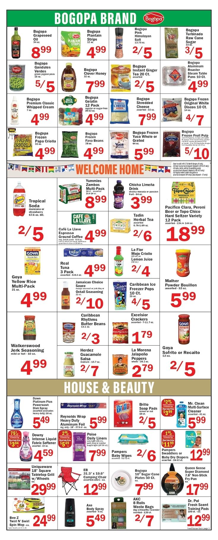 Food Bazaar (Trenton, NJ) Weekly Ad September 3 - 9, 2026