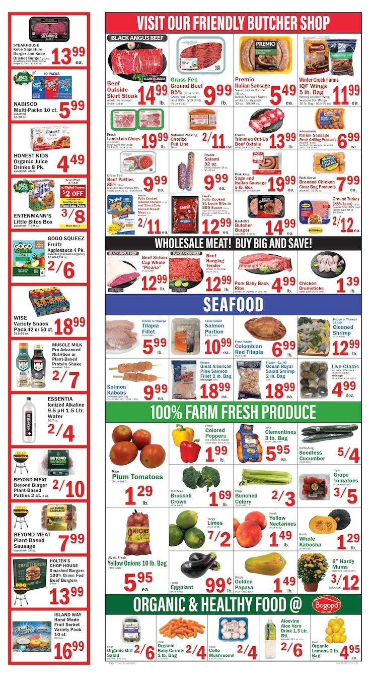 Food Bazaar (Trenton, NJ) Weekly Ad September 3 - 9, 2026