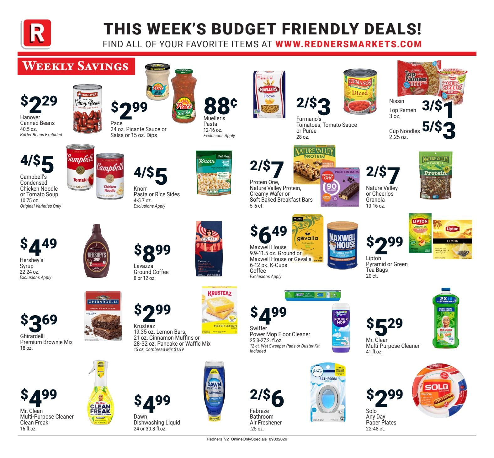 Redner's Markets (Allentown and other locations, PA) Weekly Ad September 3 - 9, 2026