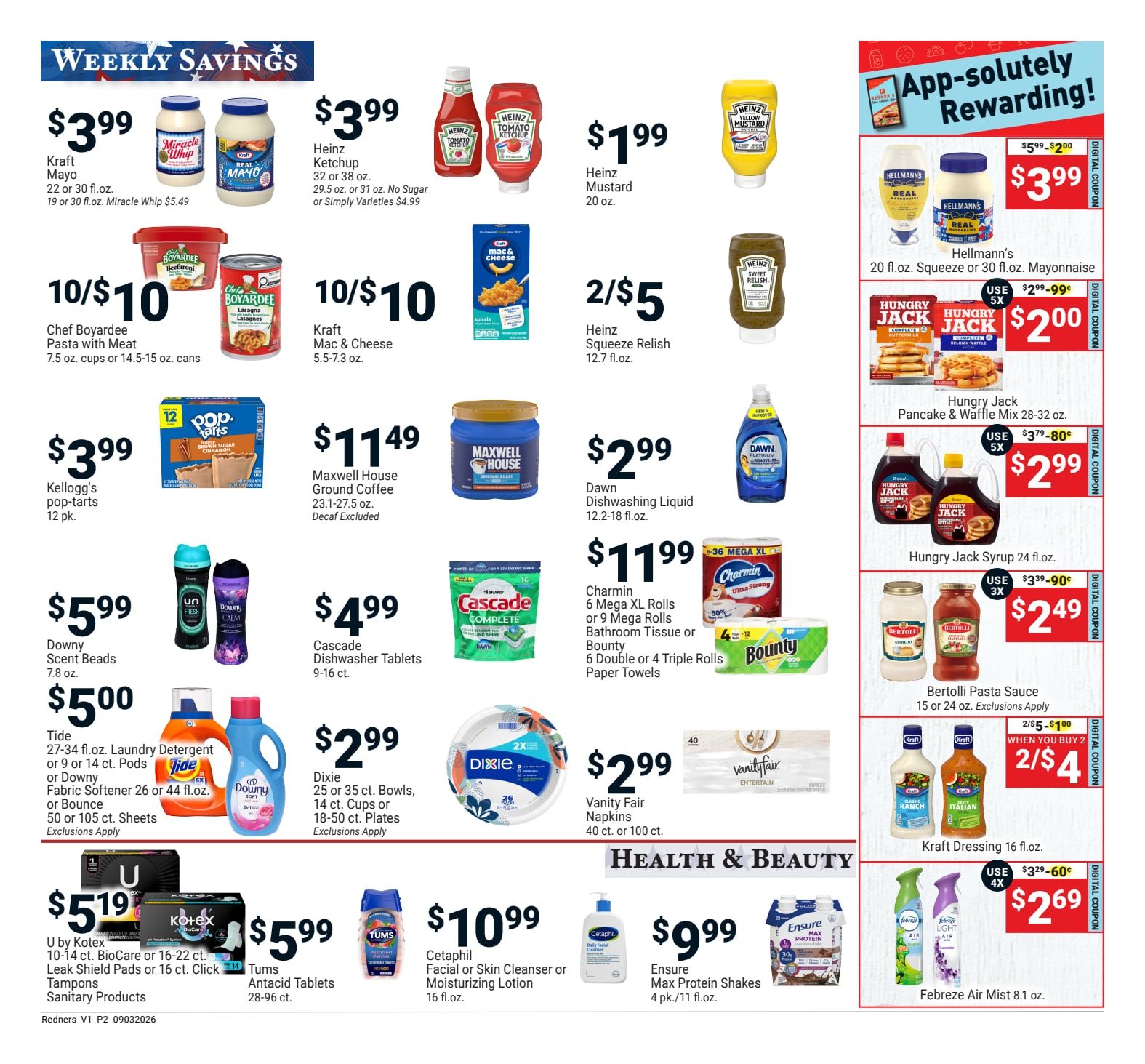 Redner's Markets (Audubon and other locations, PA) Weekly Ad September 3 - 9, 2026