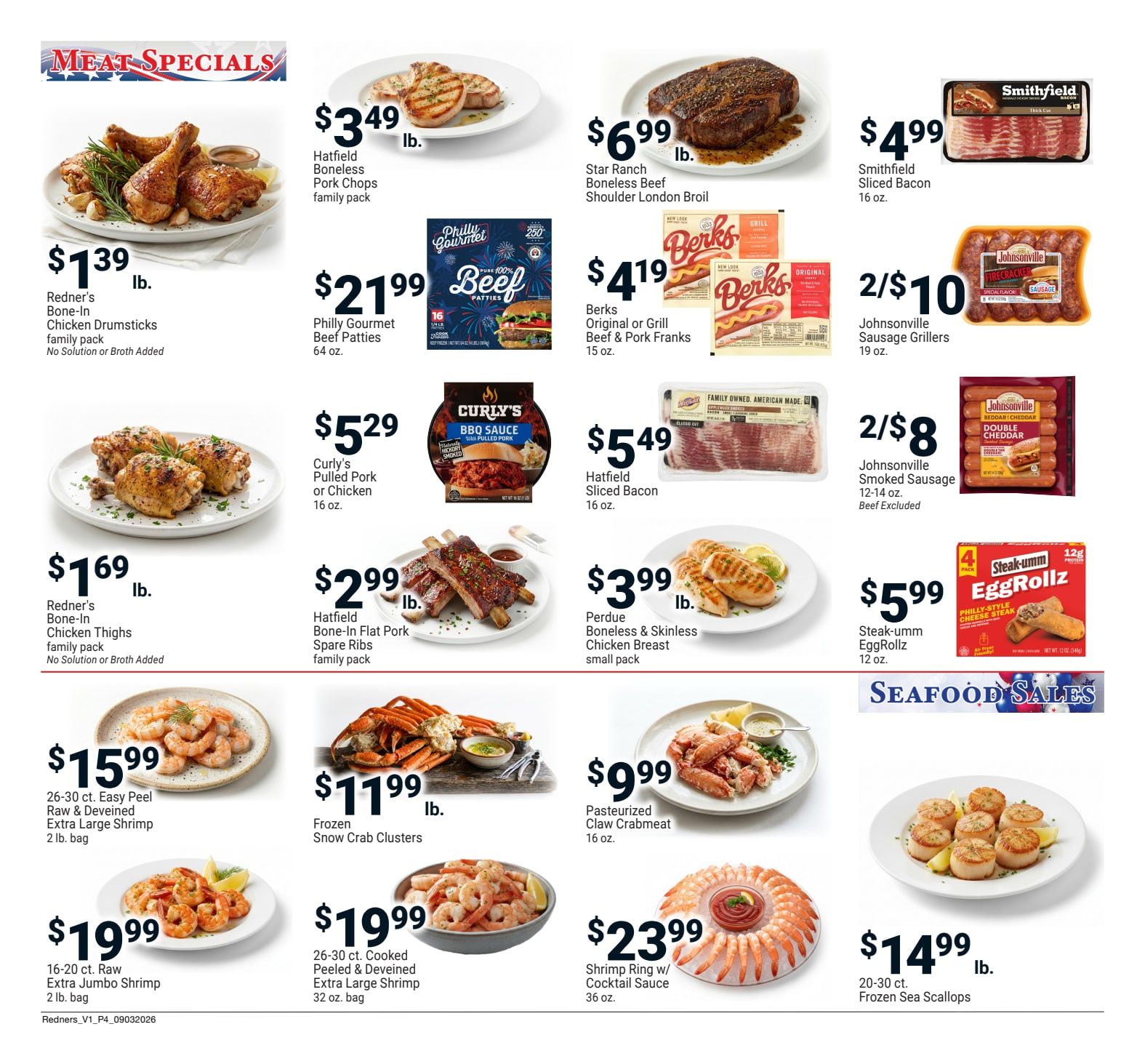 Redner's Markets (Audubon and other locations, PA) Weekly Ad September 3 - 9, 2026