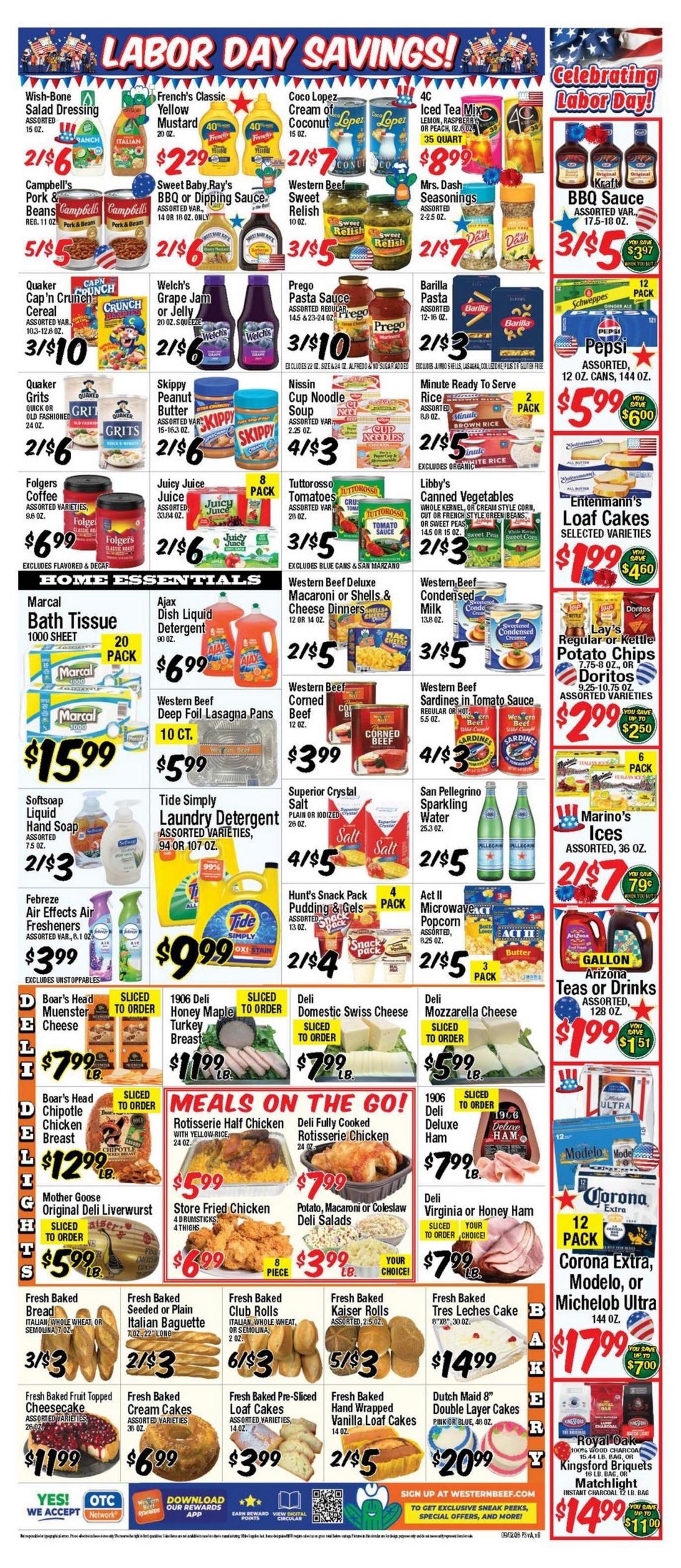 Western Beef Weekly Ad September 3 - 9, 2026