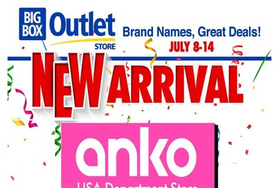 Big Box Outlet Store Flyer July 8 to 14