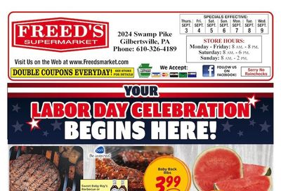 Freed's Market Weekly Ad September 3 - 9, 2026