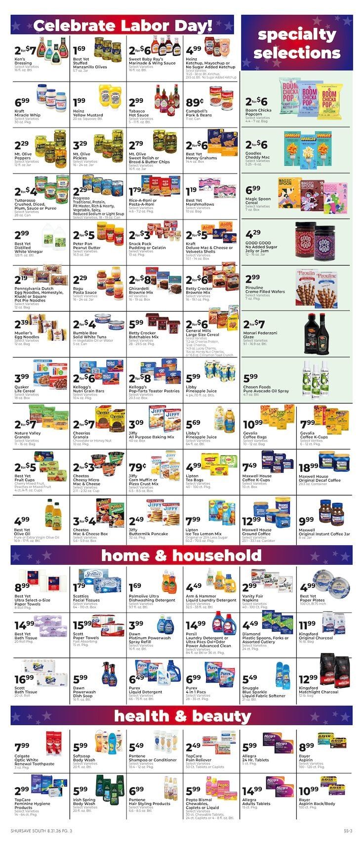 Freed's Market Weekly Ad September 3 - 9, 2026