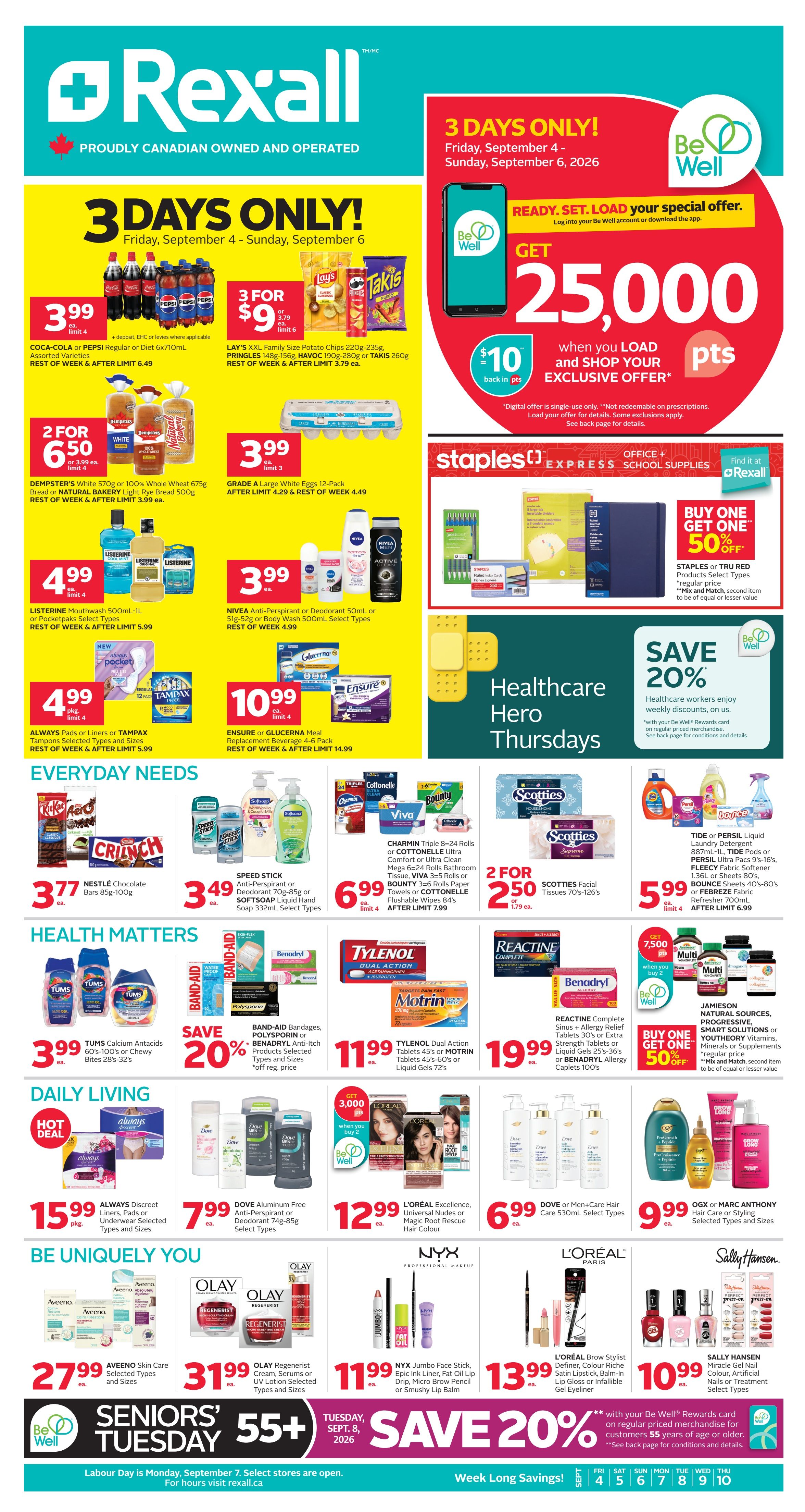 Rexall (BC) Flyer September 4 to 10