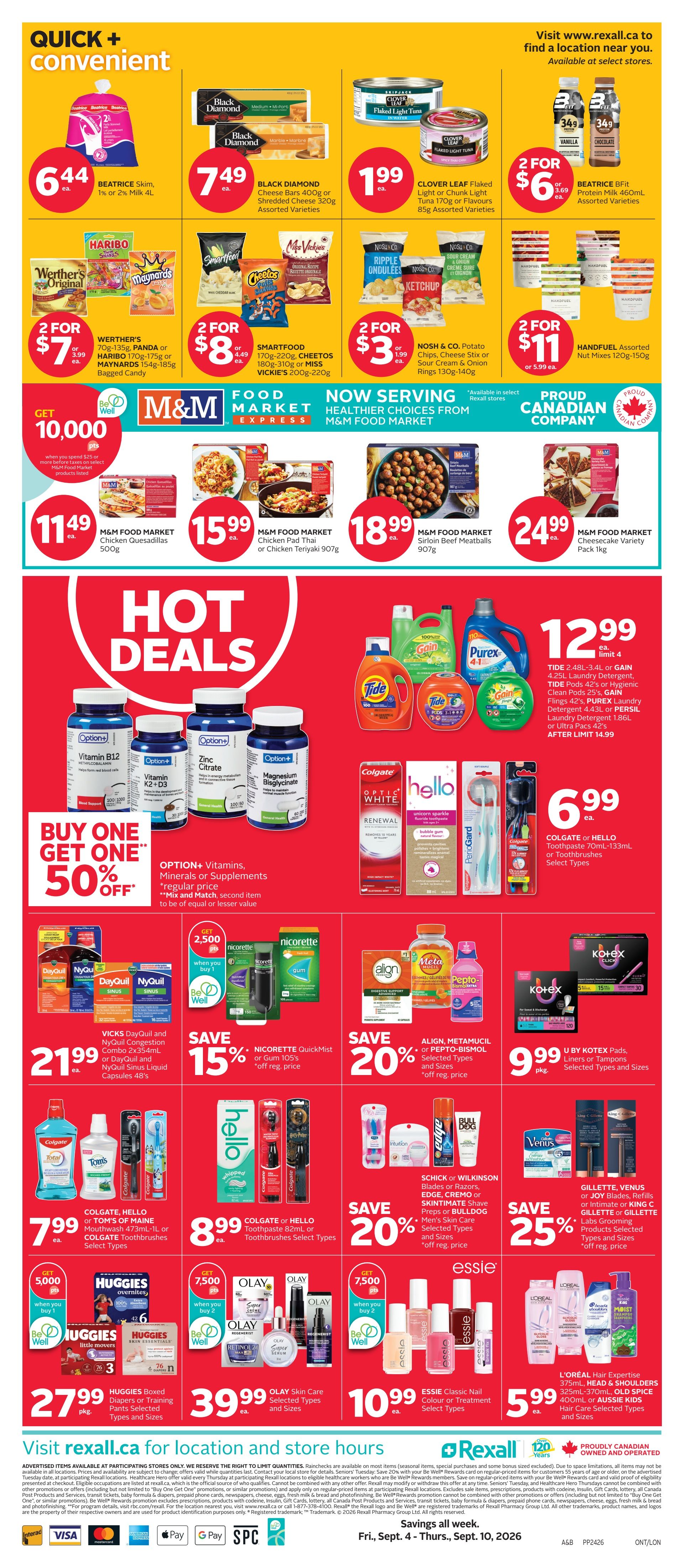 Rexall (ON) Flyer September 4 to 10