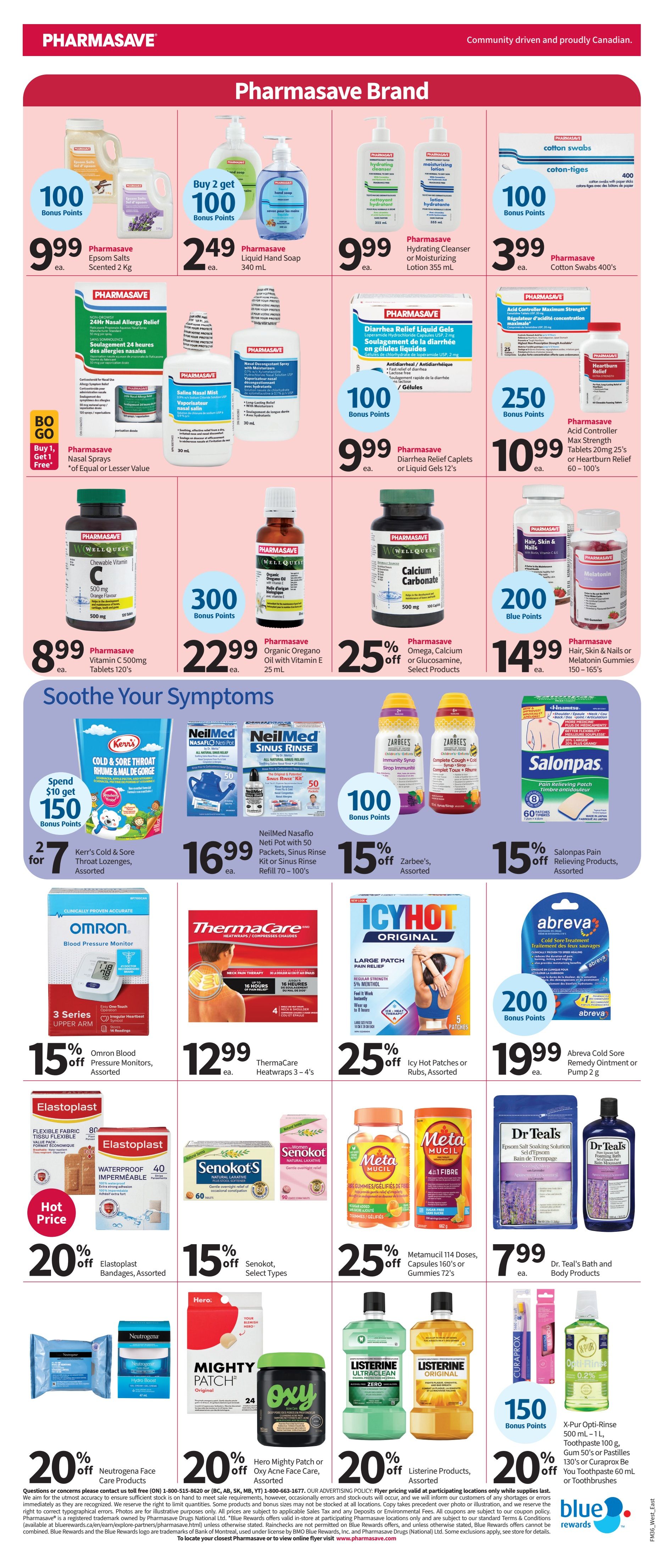 Pharmasave (Atlantic, ON, West) Flyer September 4 to 17