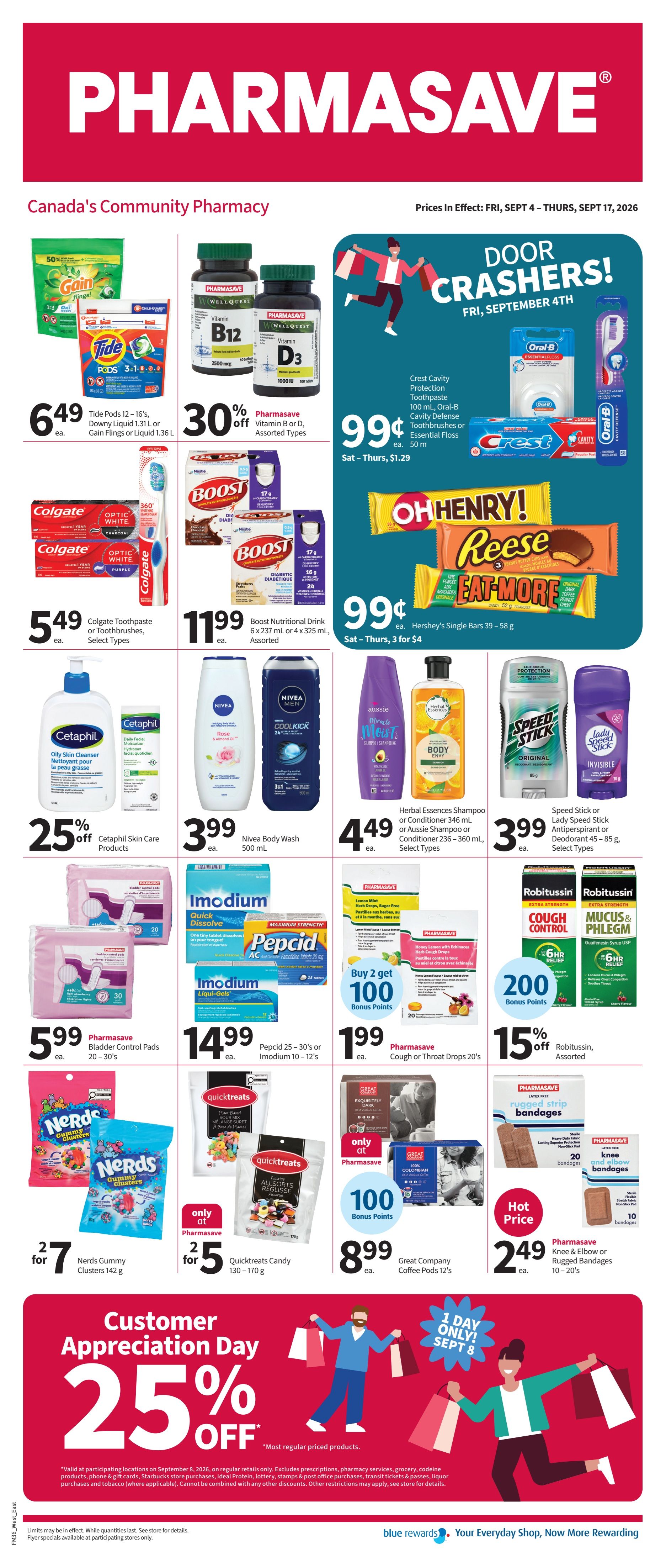 Pharmasave (ON & West) Flyer September 4 to 17