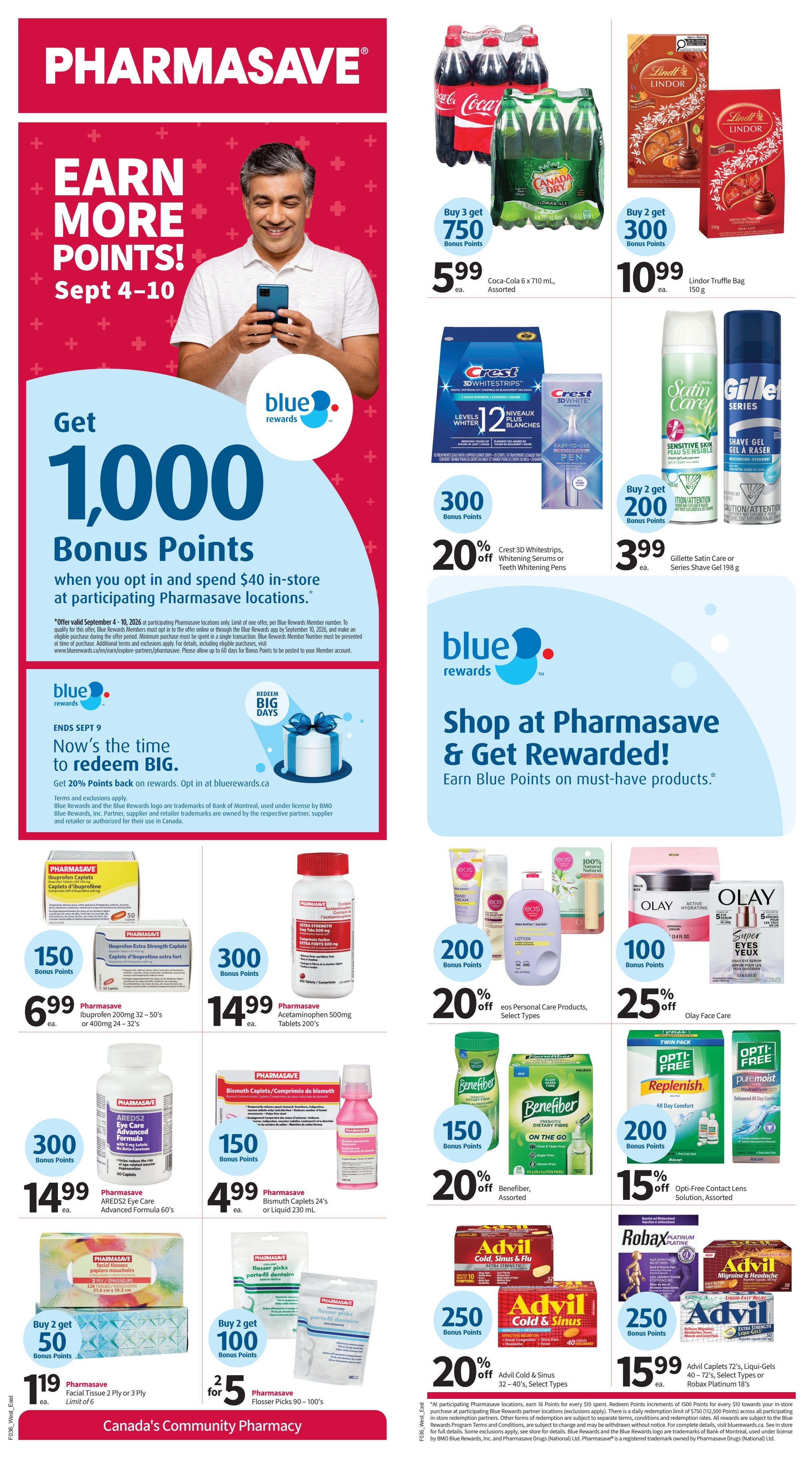 Pharmasave (ON & West) Flyer September 4 to 10