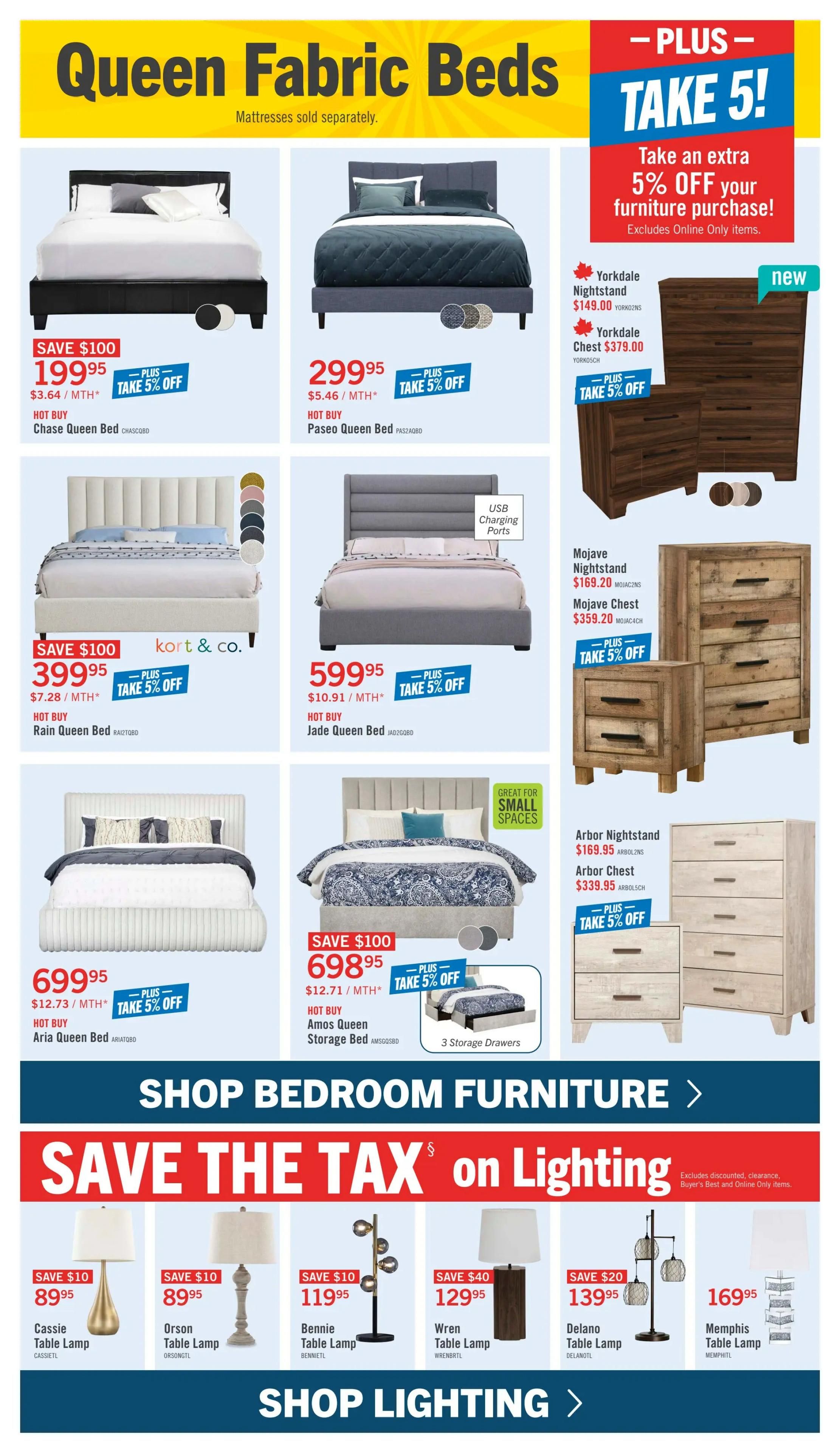 The Brick Mattress Store Flyer September 3 to 17