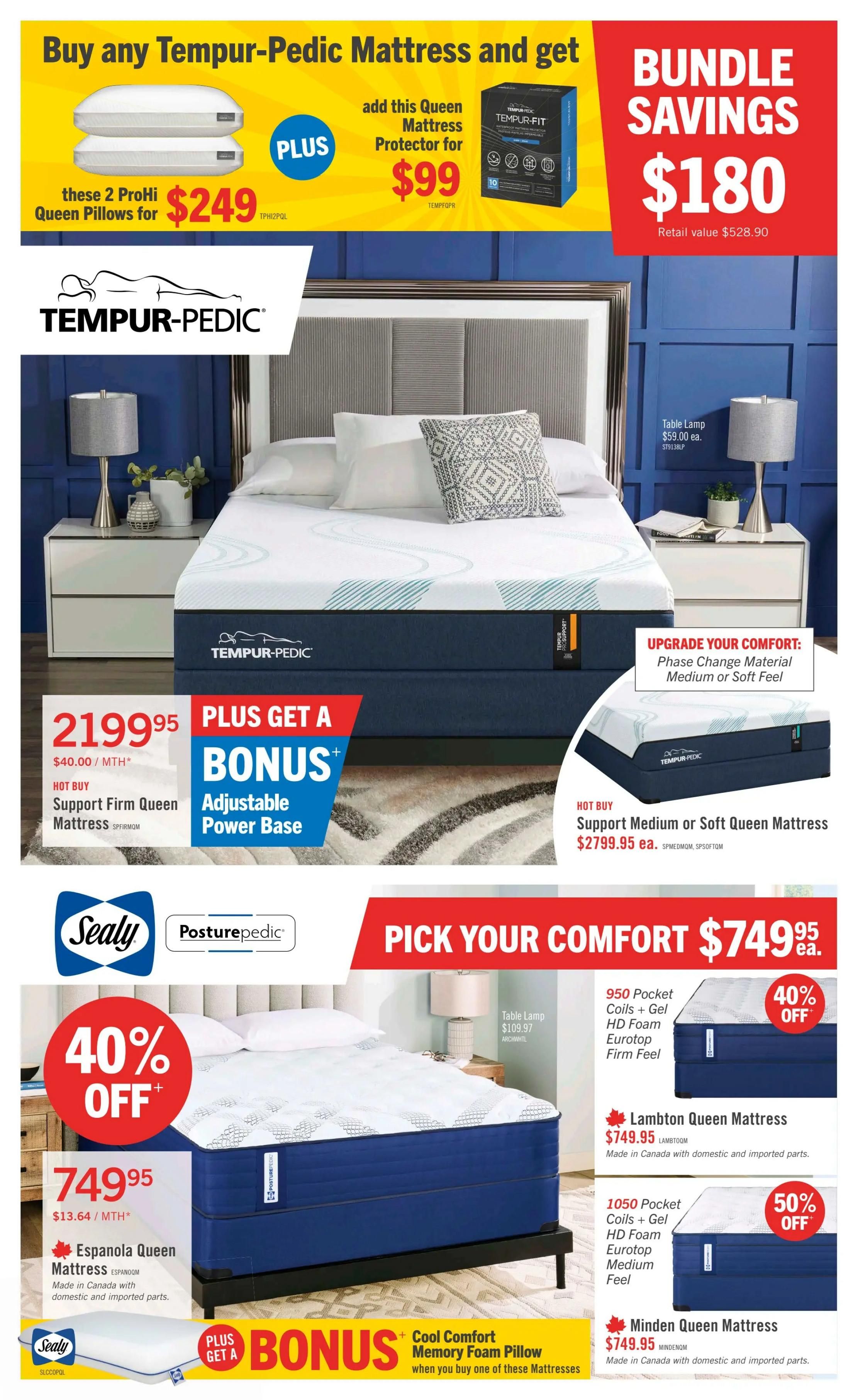 The Brick Mattress Store Flyer September 3 to 17