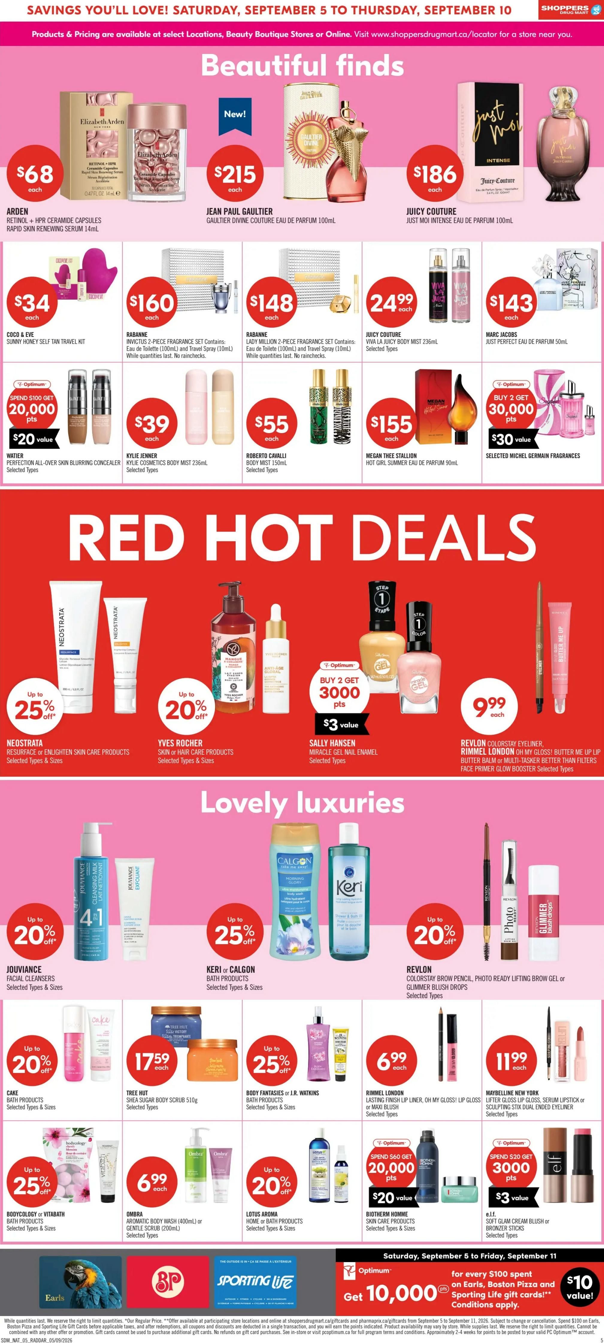 Shoppers Drug Mart (ON) Flyer September 5 to 10
