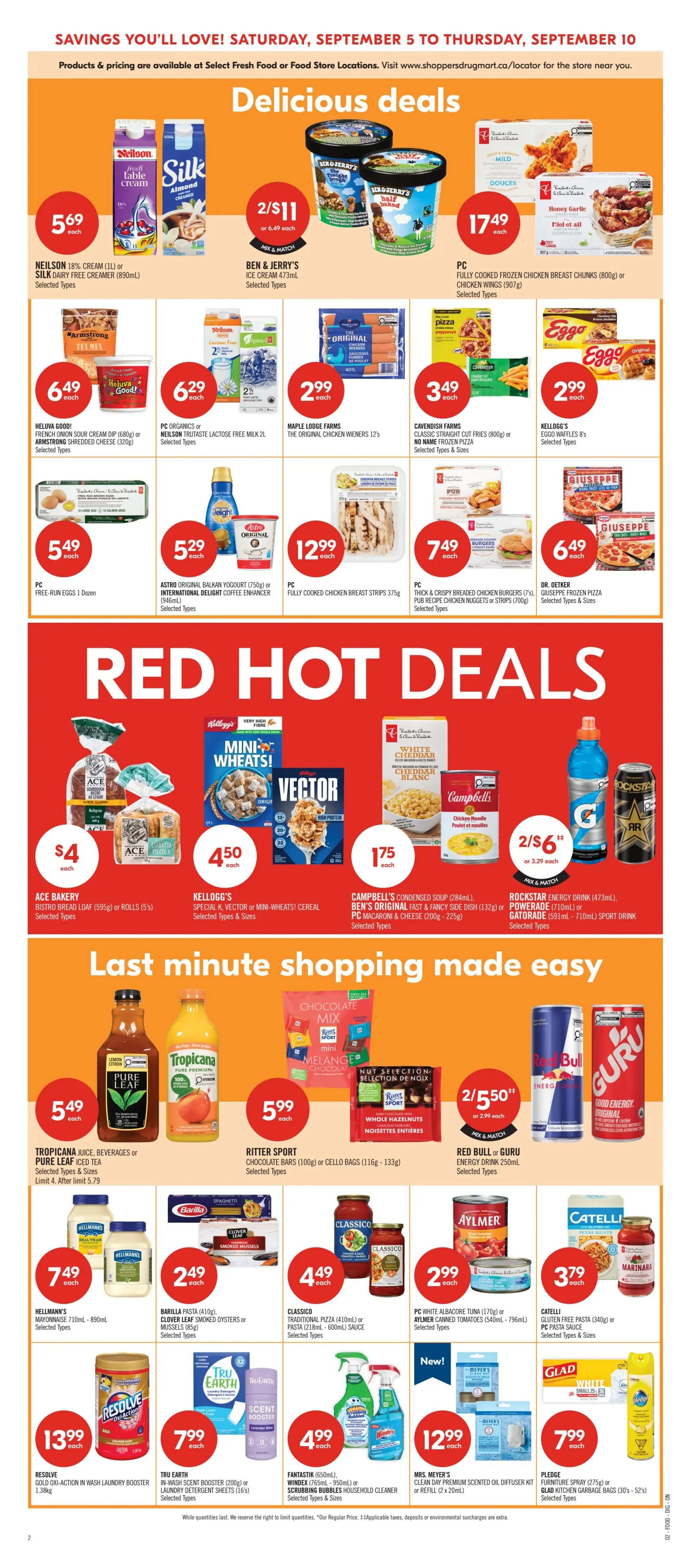 Shoppers Drug Mart (ON) Flyer September 5 to 10