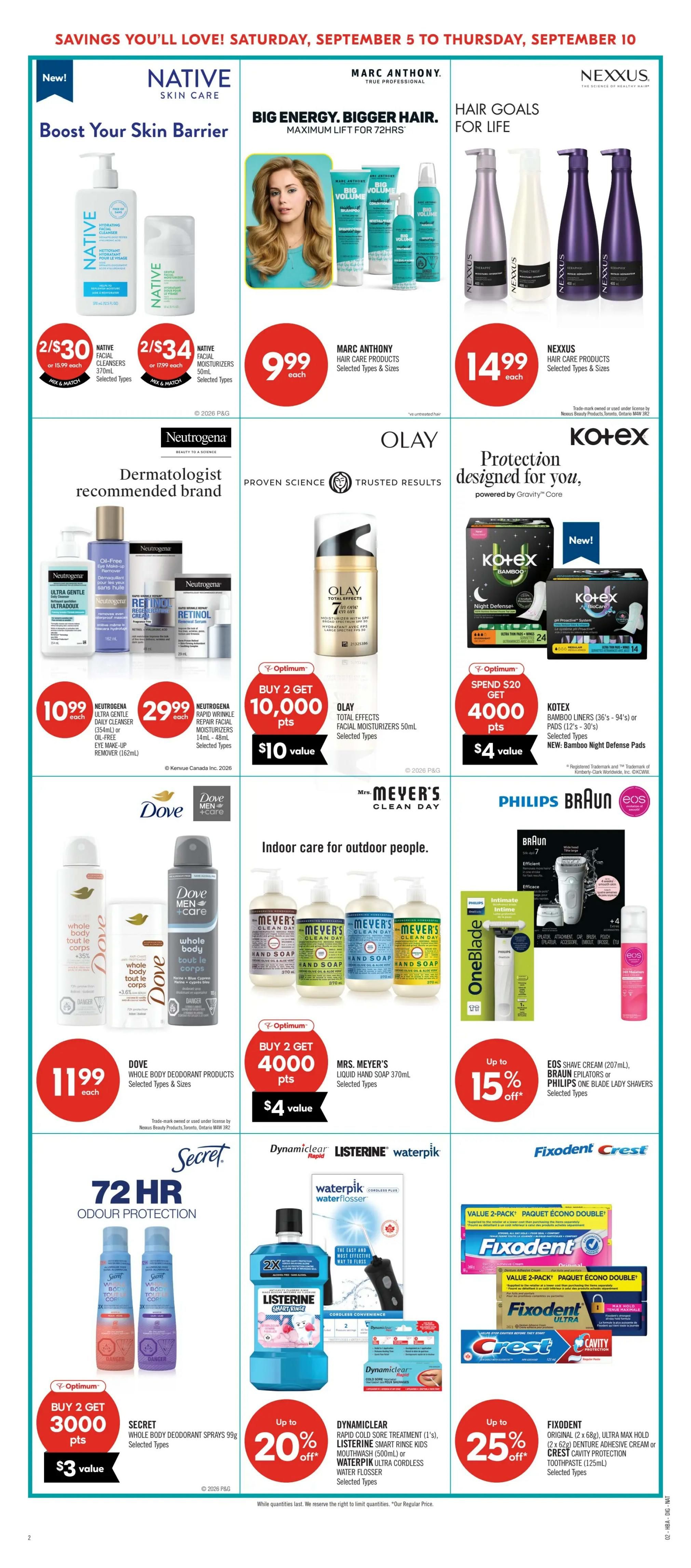 Shoppers Drug Mart (Atlantic) Flyer September 5 to 10