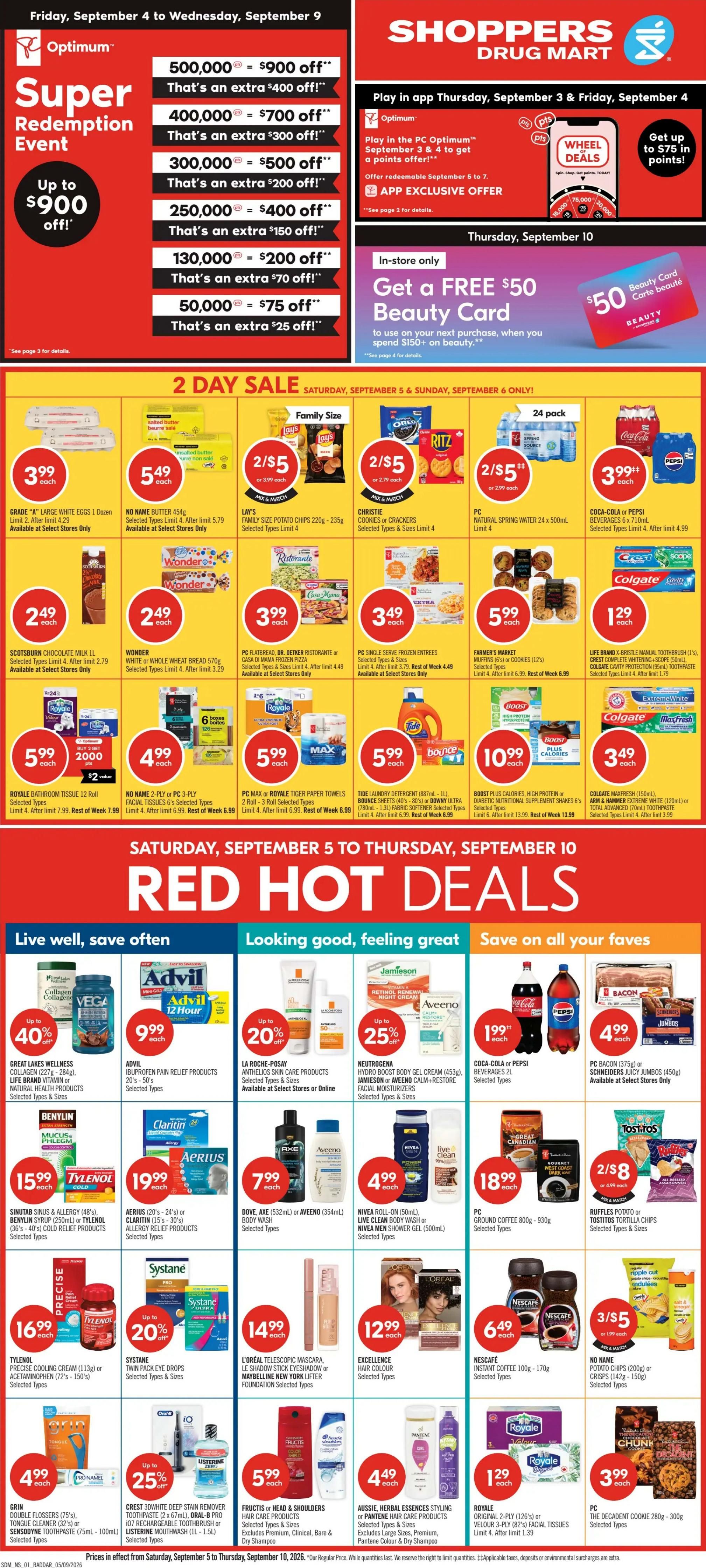 Shoppers Drug Mart (Atlantic) Flyer September 5 to 10
