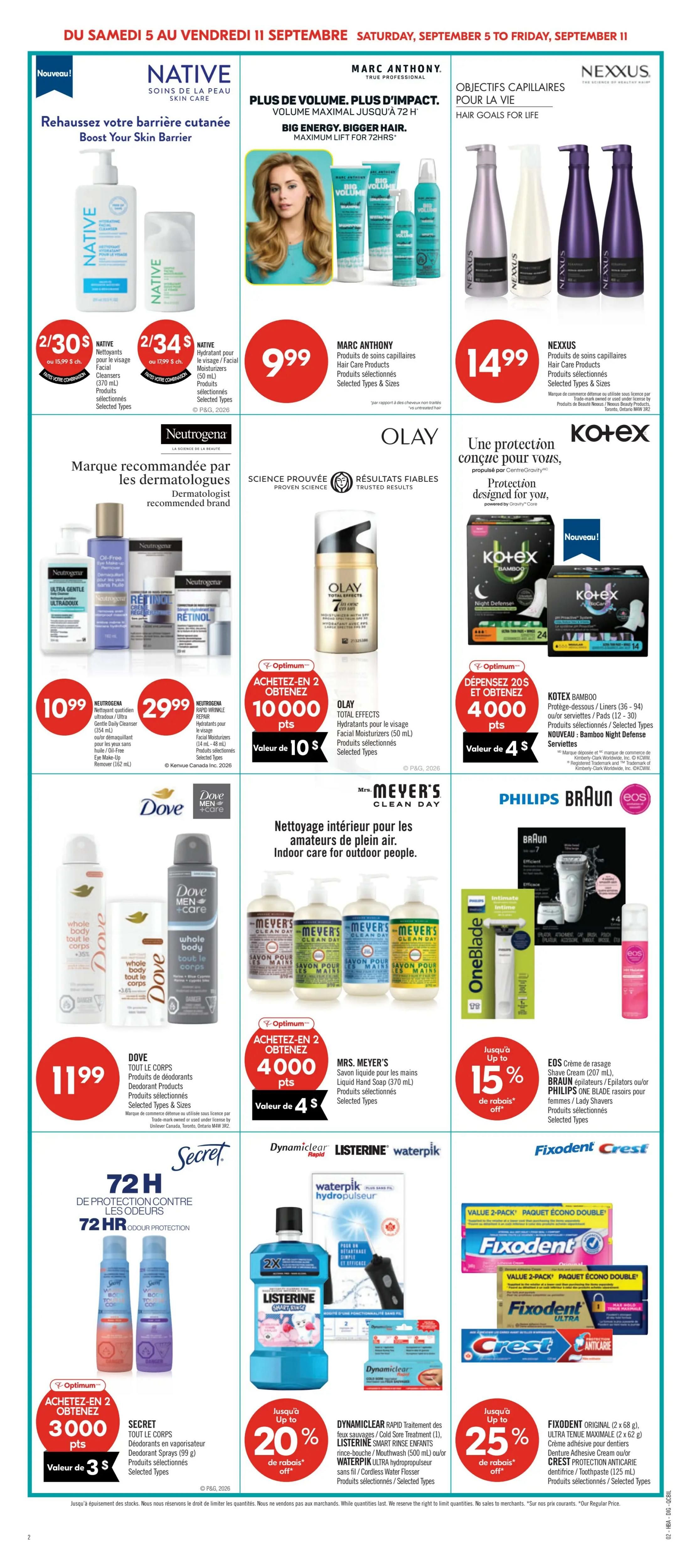 Pharmaprix Flyer September 5 to 10