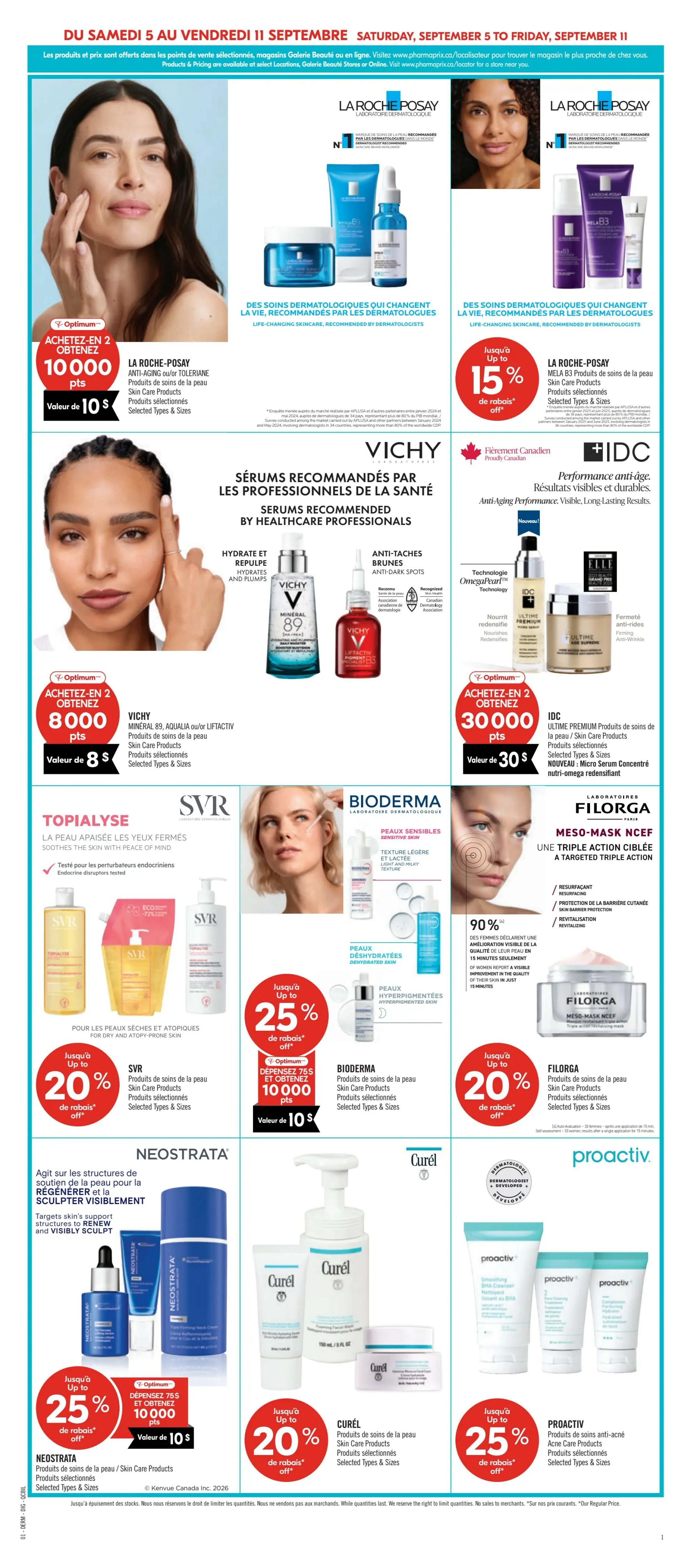 Pharmaprix Flyer September 5 to 10