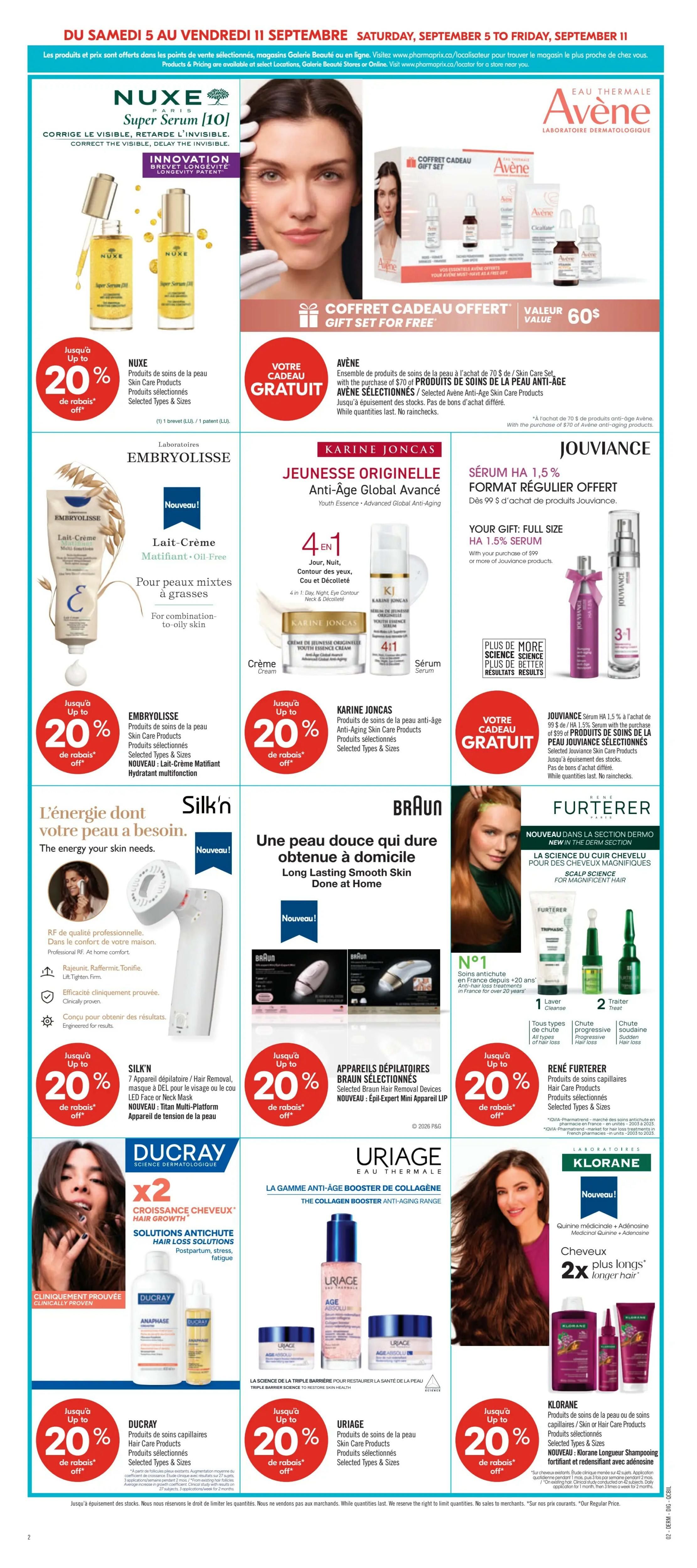 Pharmaprix Flyer September 5 to 10