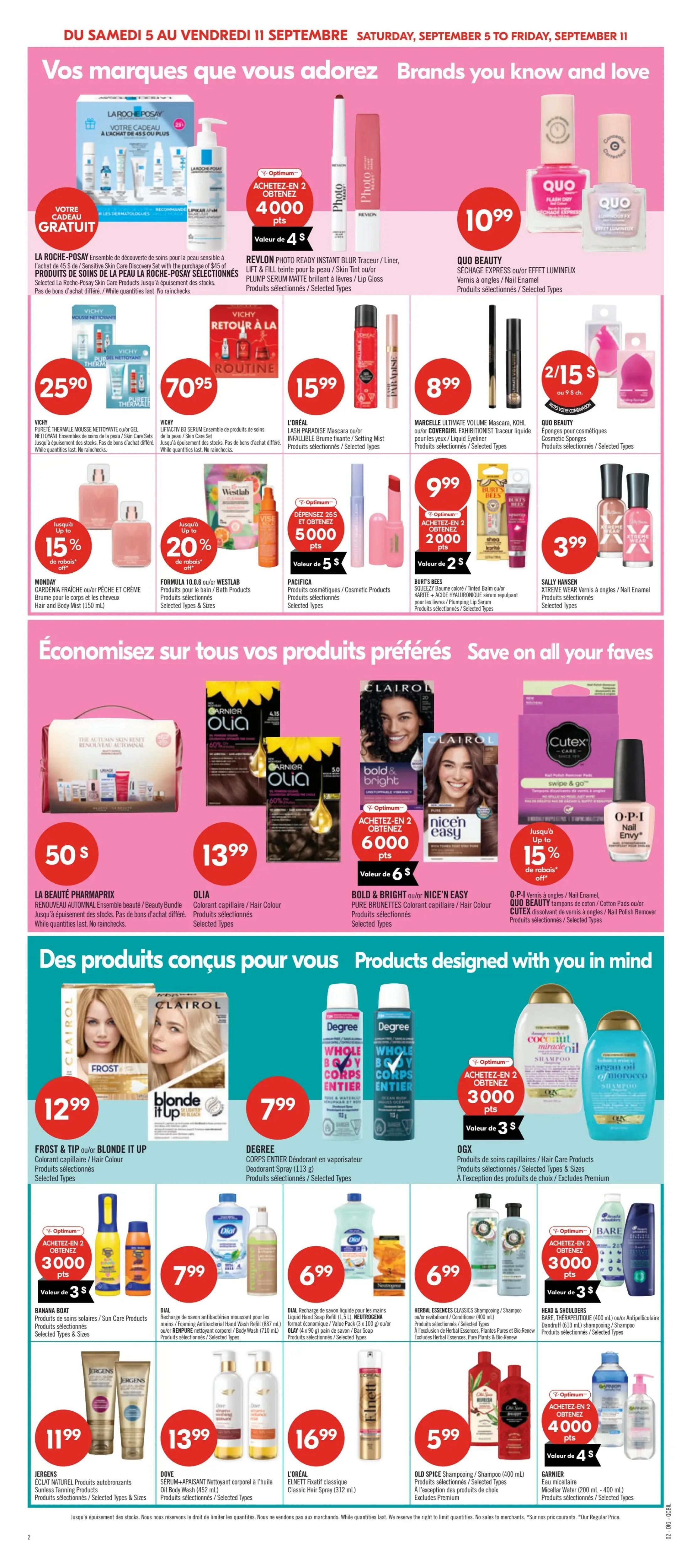Pharmaprix Flyer September 5 to 10