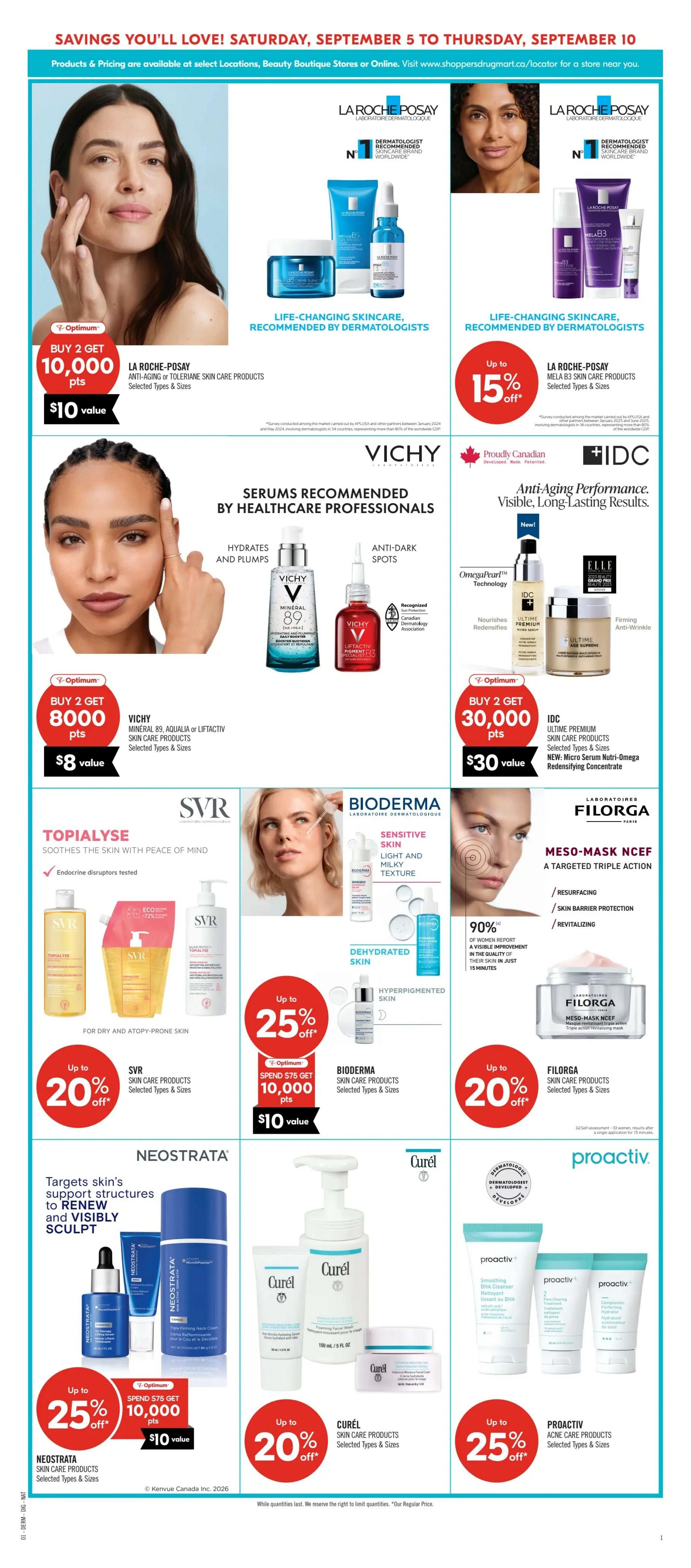 Shoppers Drug Mart (West) Flyer September 5 to 10