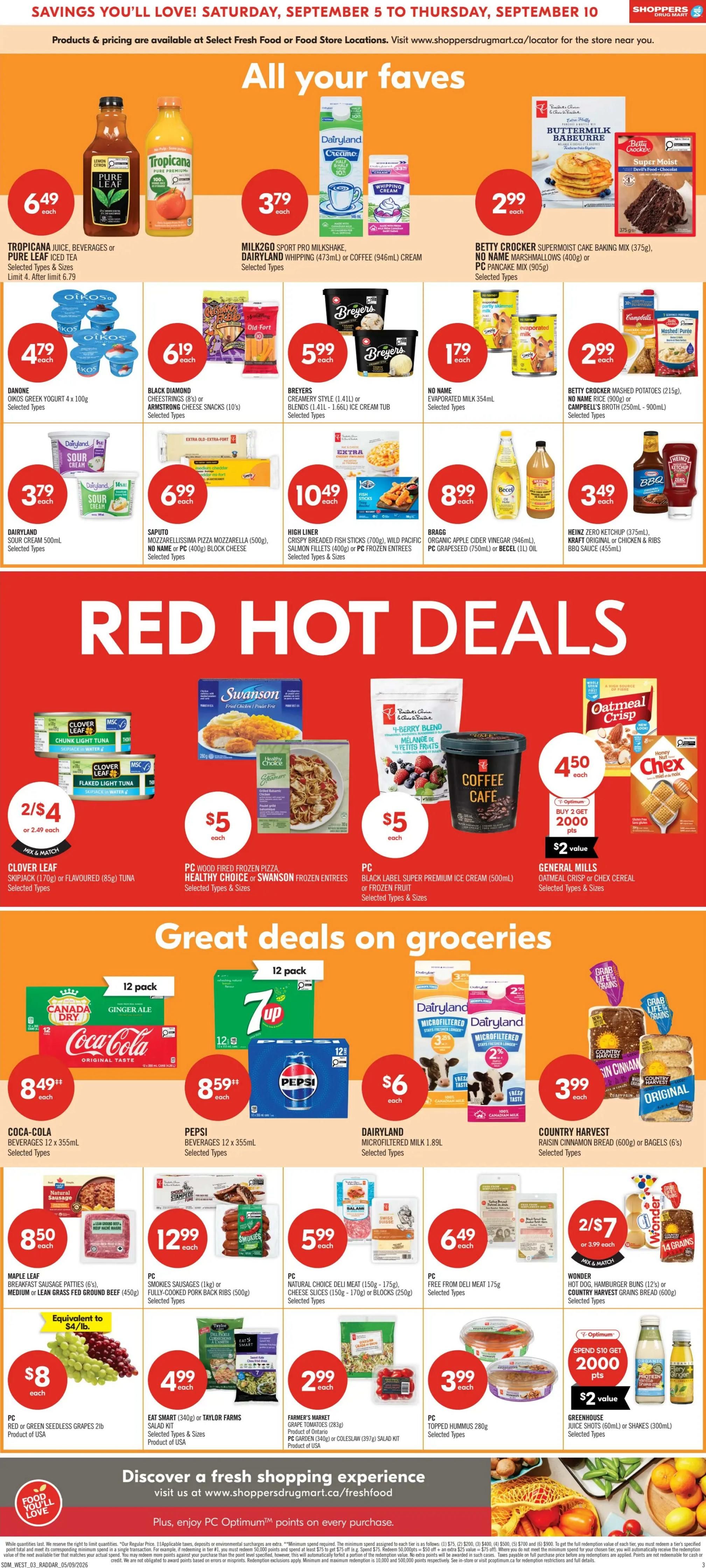 Shoppers Drug Mart (West) Flyer September 5 to 10