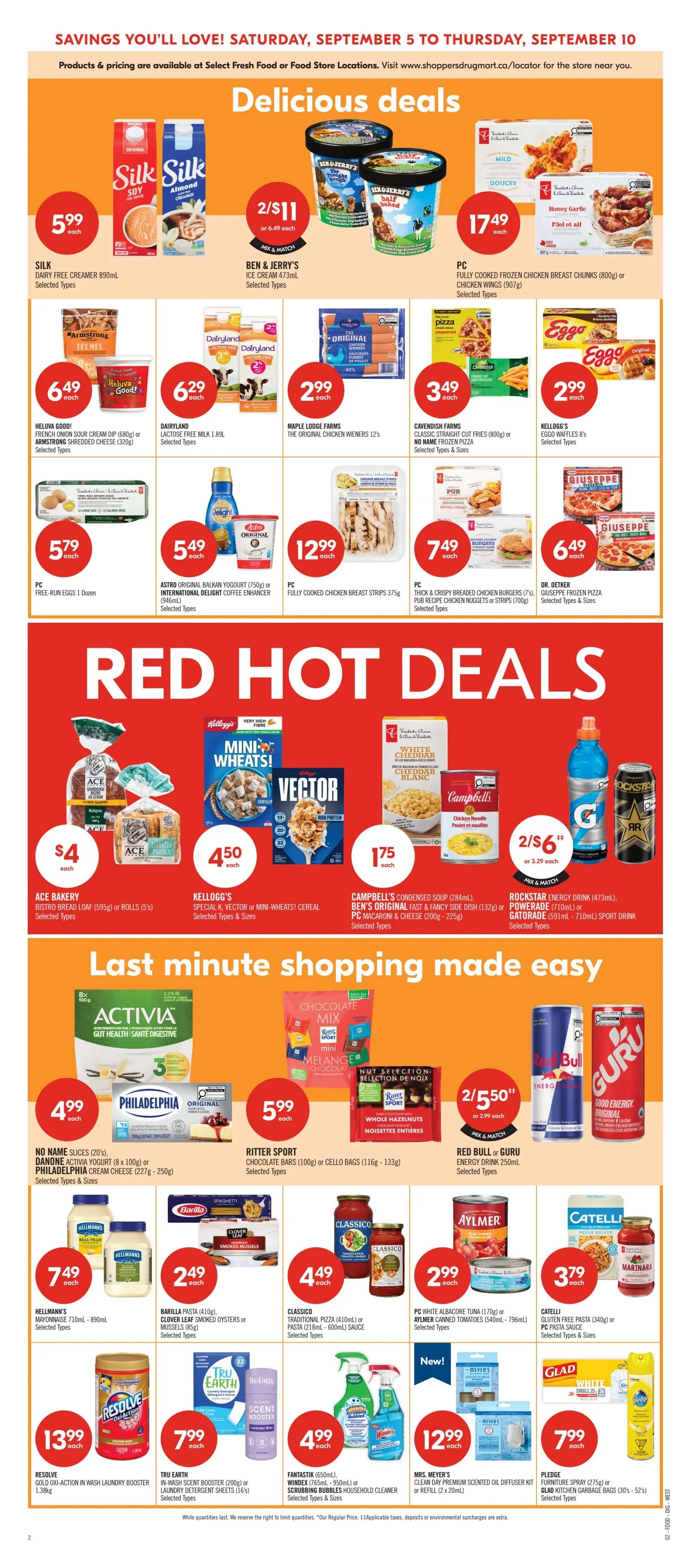 Shoppers Drug Mart (West) Flyer September 5 to 10