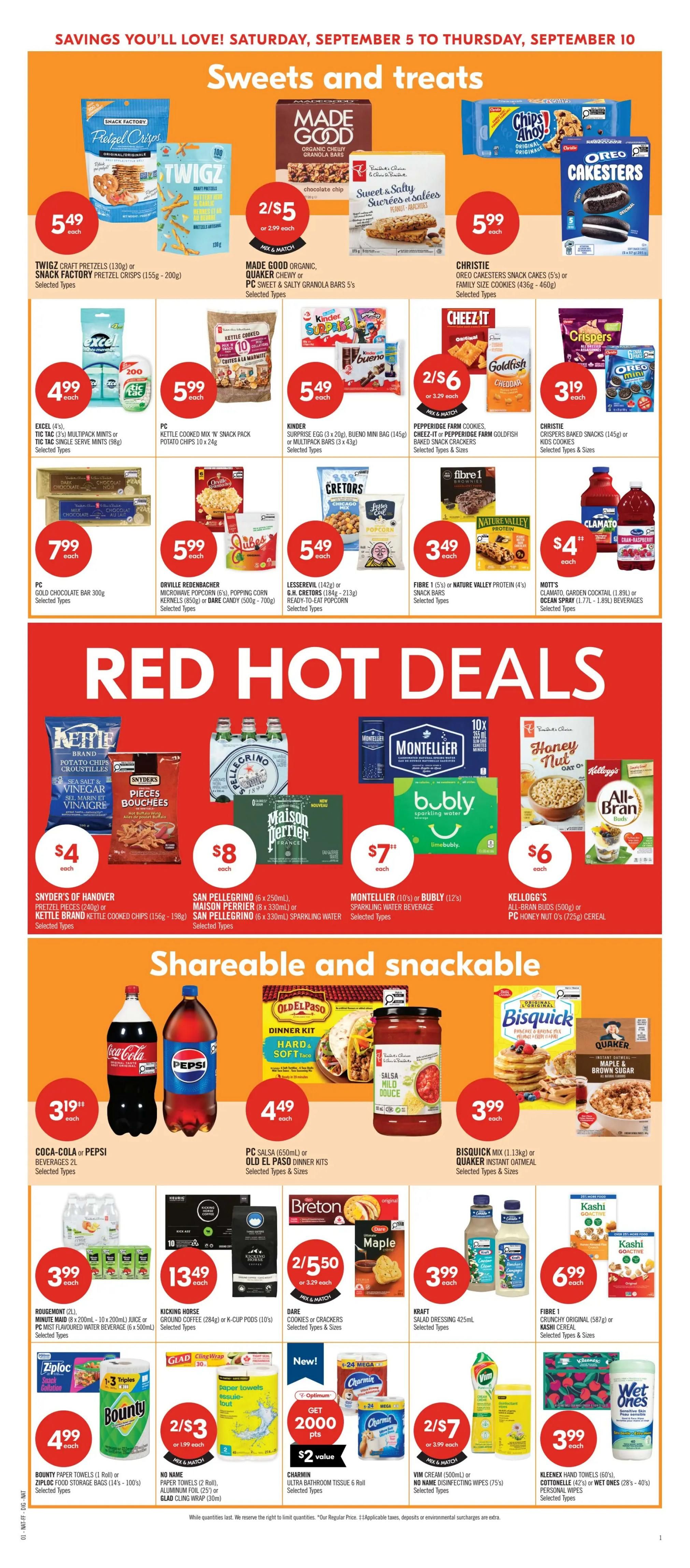 Shoppers Drug Mart (West) Flyer September 5 to 10