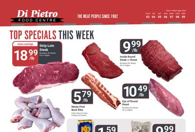 Di Pietro Food Centre Flyer September 3 to 9