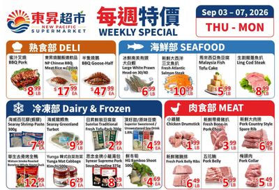 New Pacific Supermarket Flyer September 3 to 7