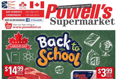 Powell's Supermarket Flyer September 3 to 9