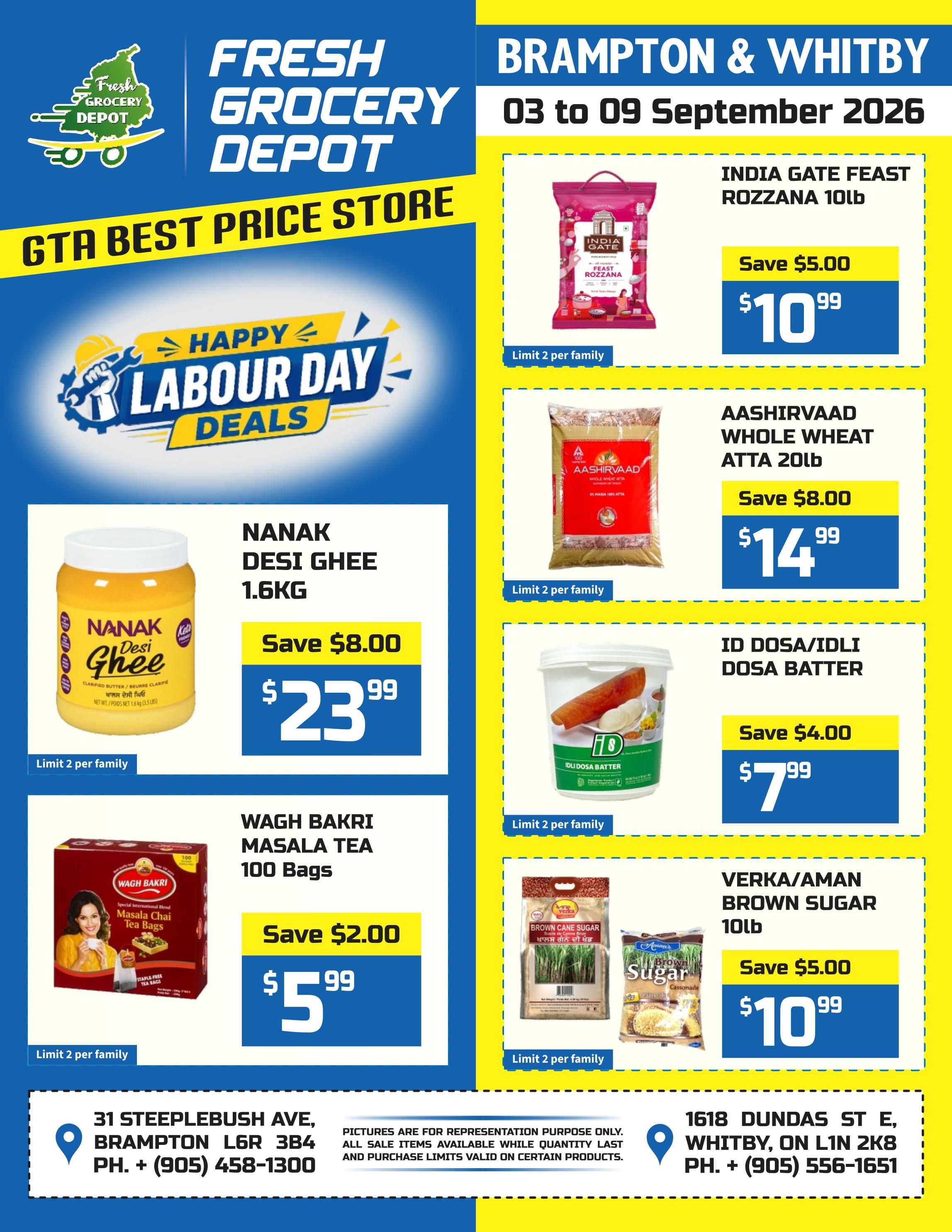 Fresh Grocery Depot Flyer September 3 to 9
