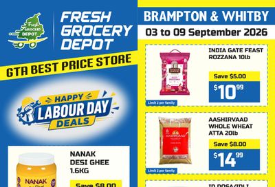 Fresh Grocery Depot Flyer September 3 to 9