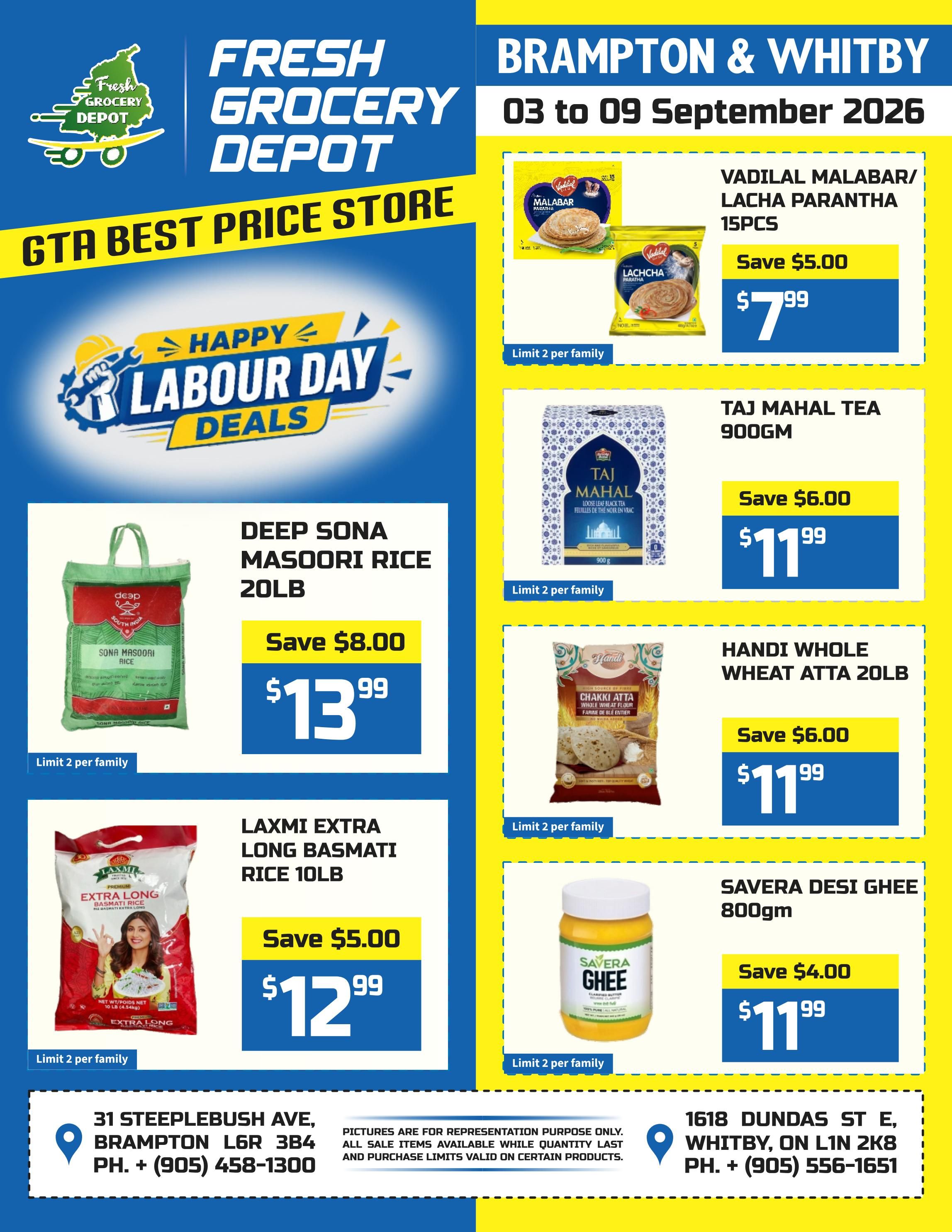 Fresh Grocery Depot Flyer September 3 to 9