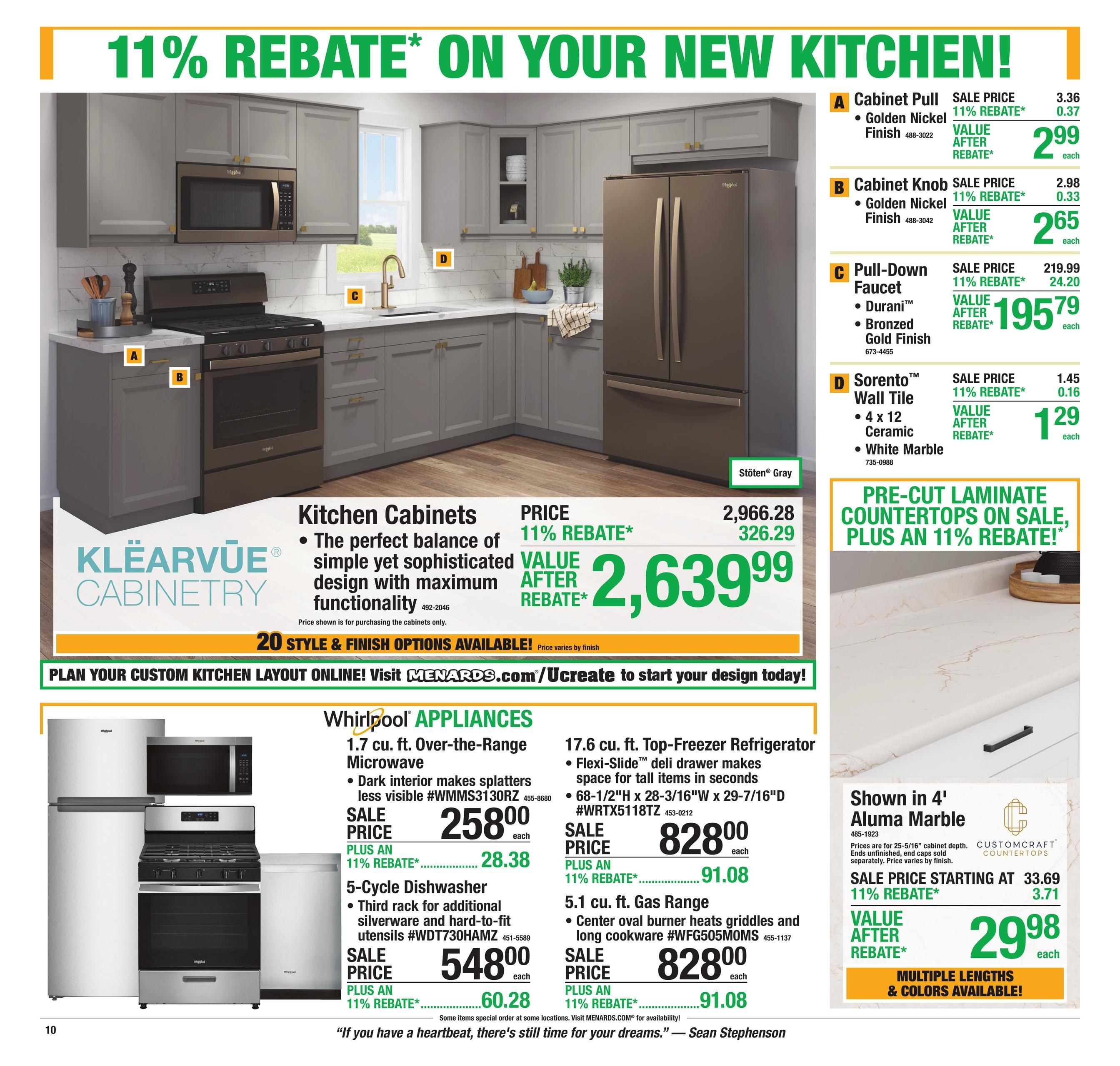 Menards (Allison Area, IA) 11% Rebate Sale Weekly Ad September 3 - 13, 2026