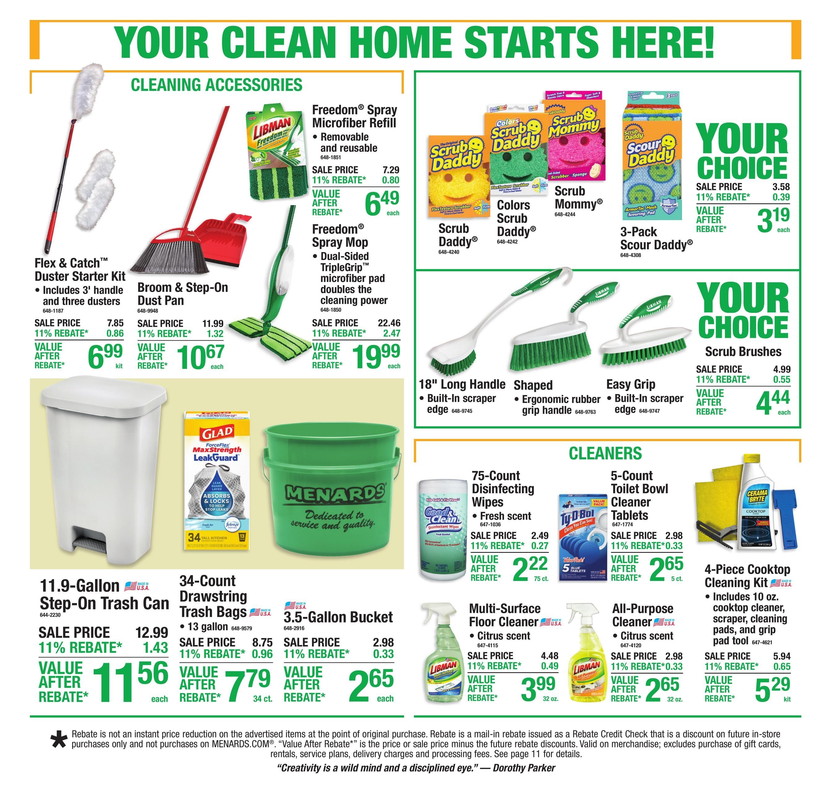 Menards (Clare Area, MI) 11% Rebate Sale Weekly Ad September 3 - 13, 2026