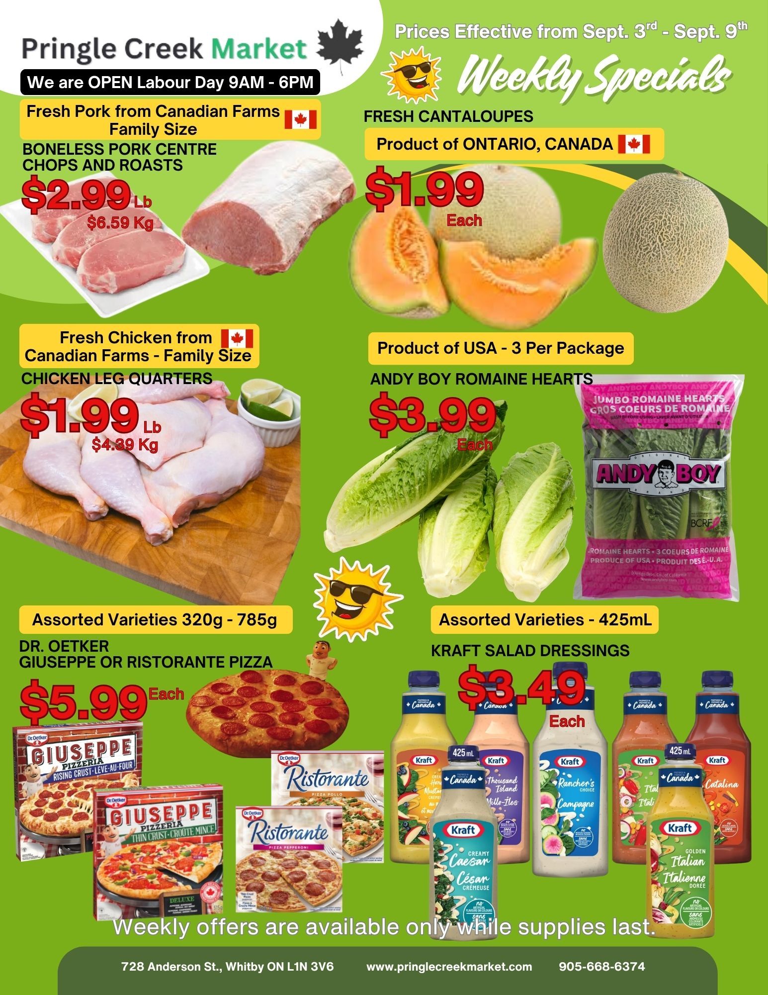 Pringle Creek Market Flyer September 3 to 9