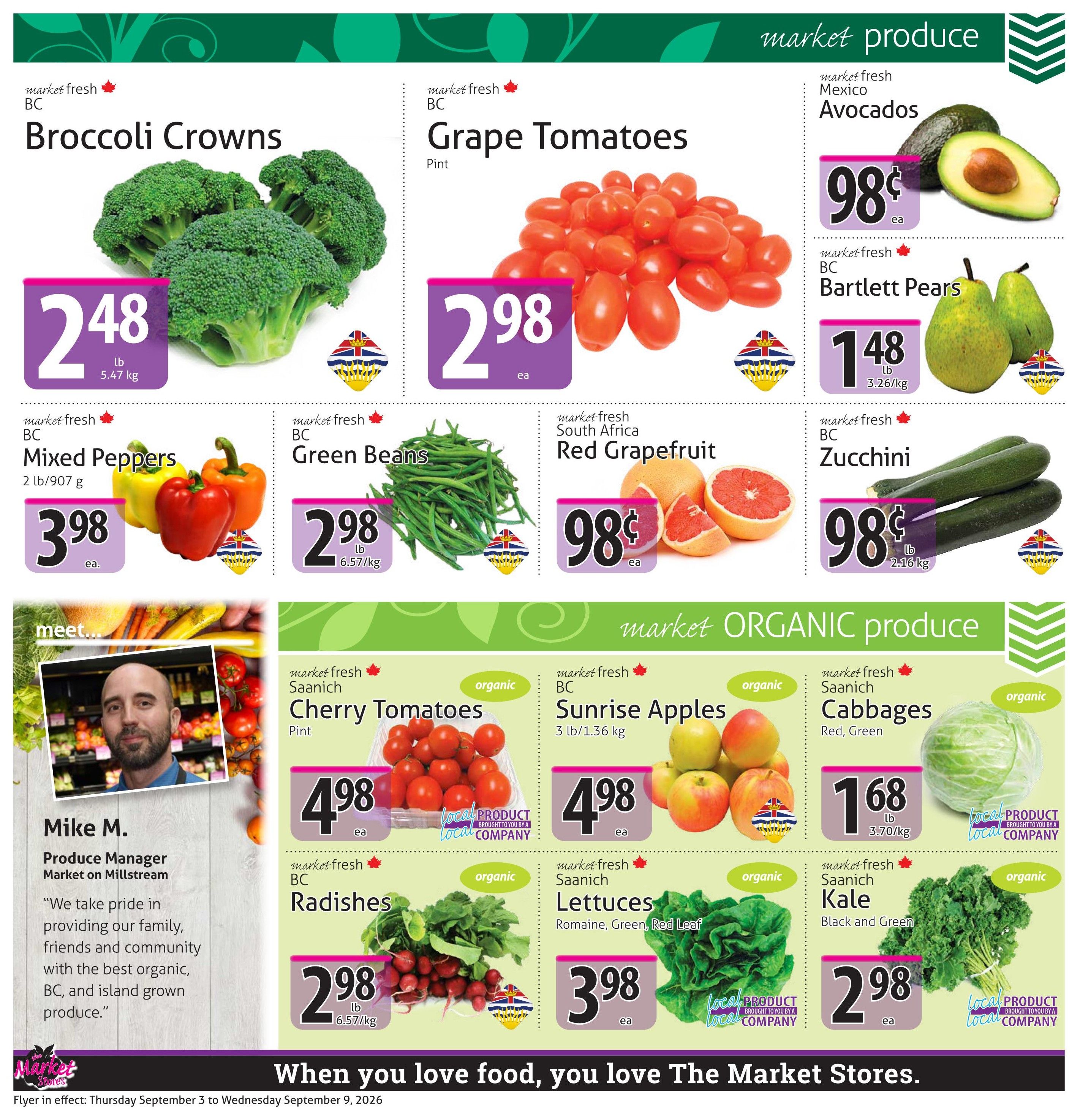 The Market Stores Flyer September 3 to 9