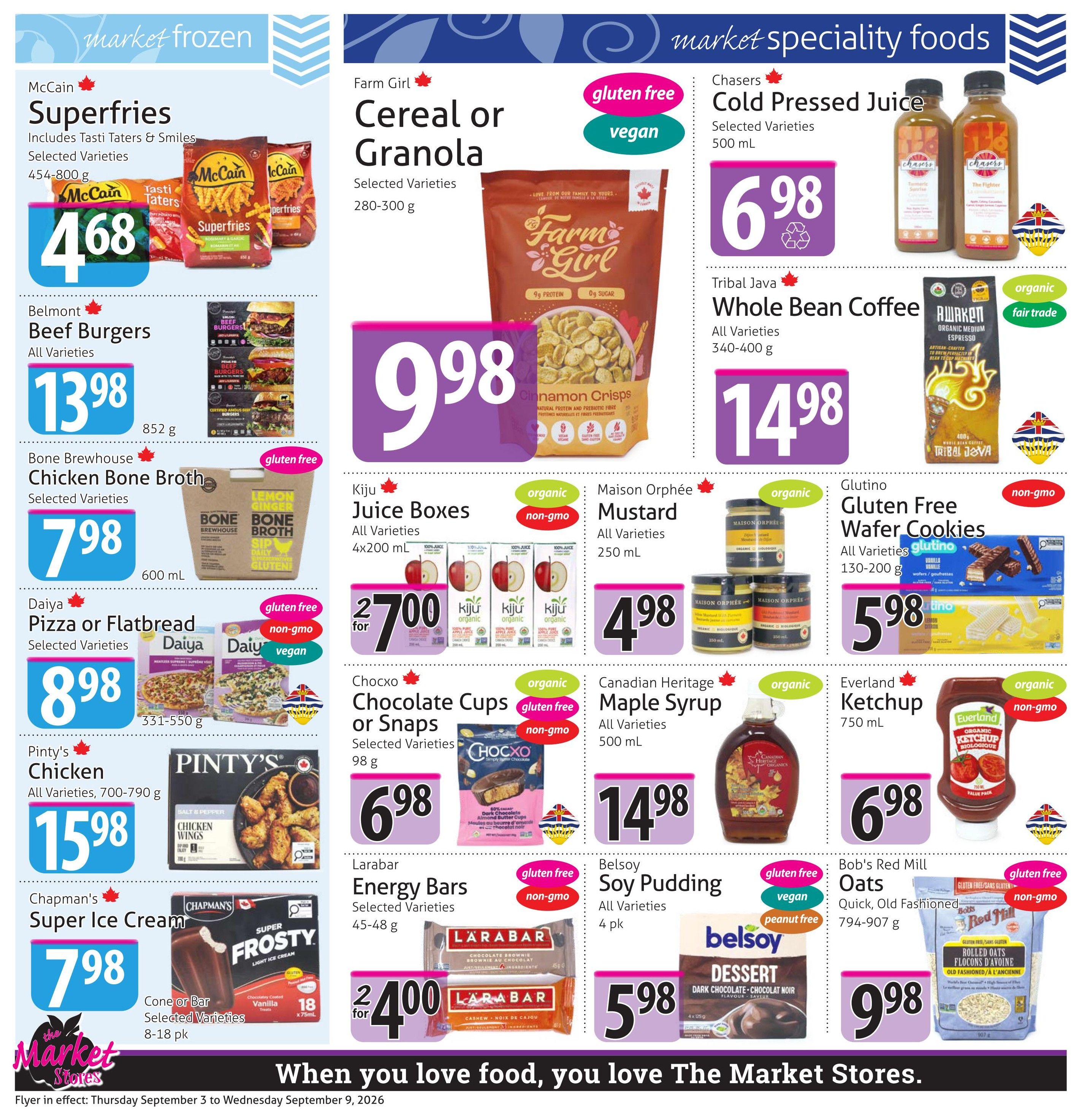 The Market Stores Flyer September 3 to 9