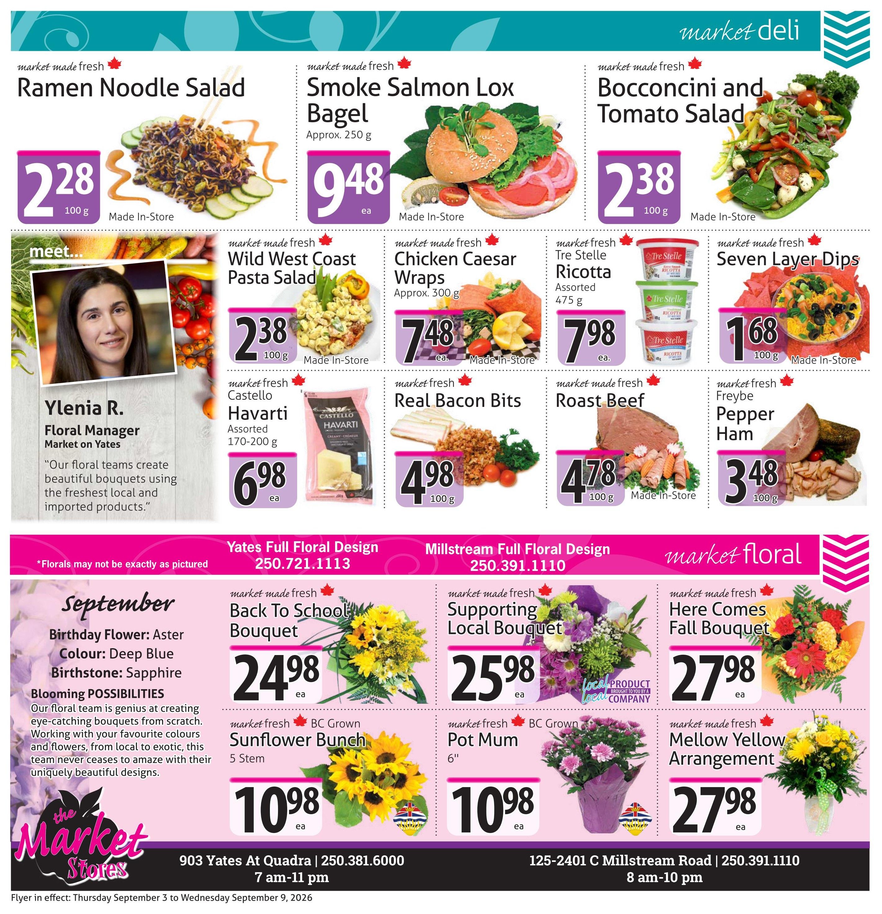 The Market Stores Flyer September 3 to 9