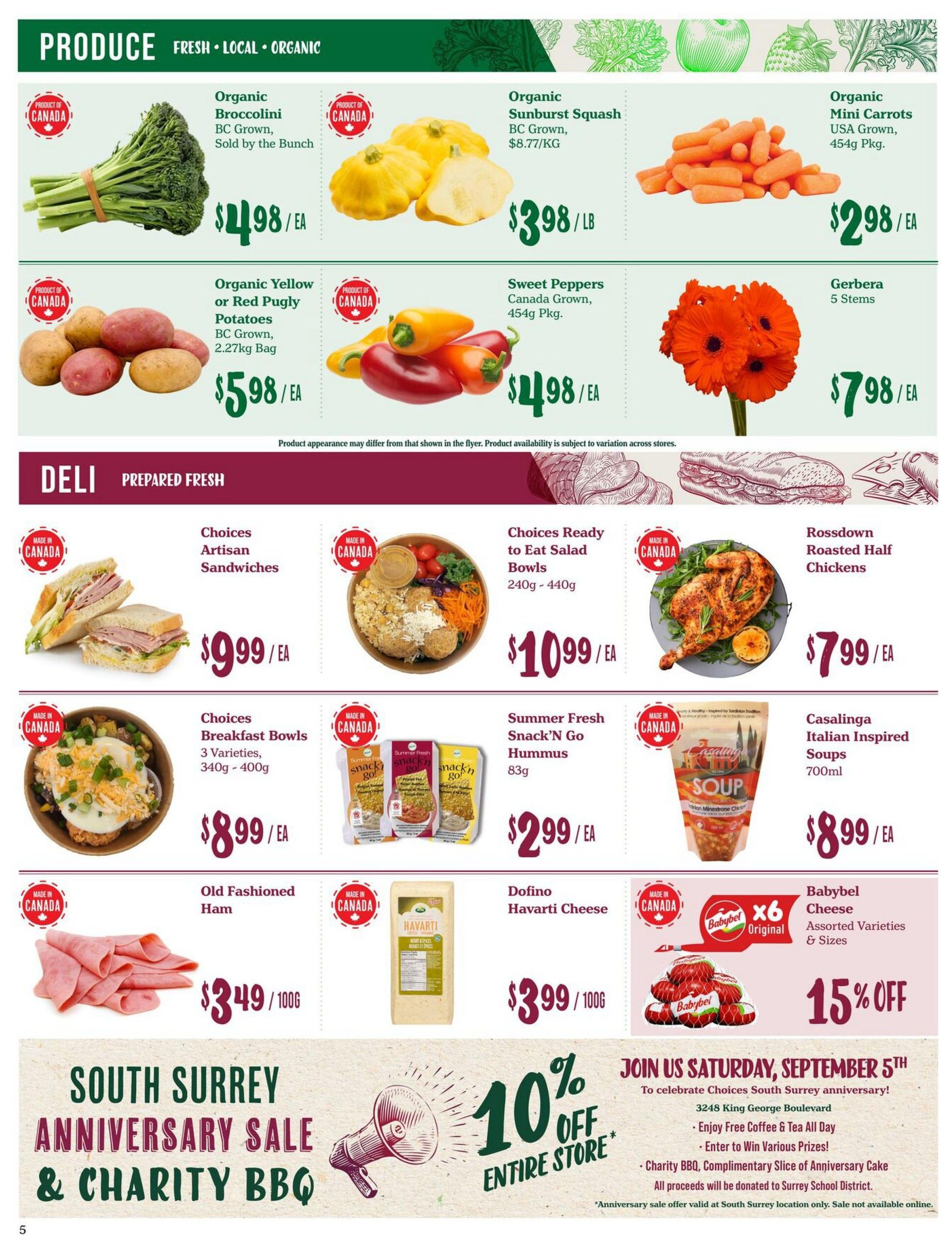 Choices Market Flyer September 3 to 9