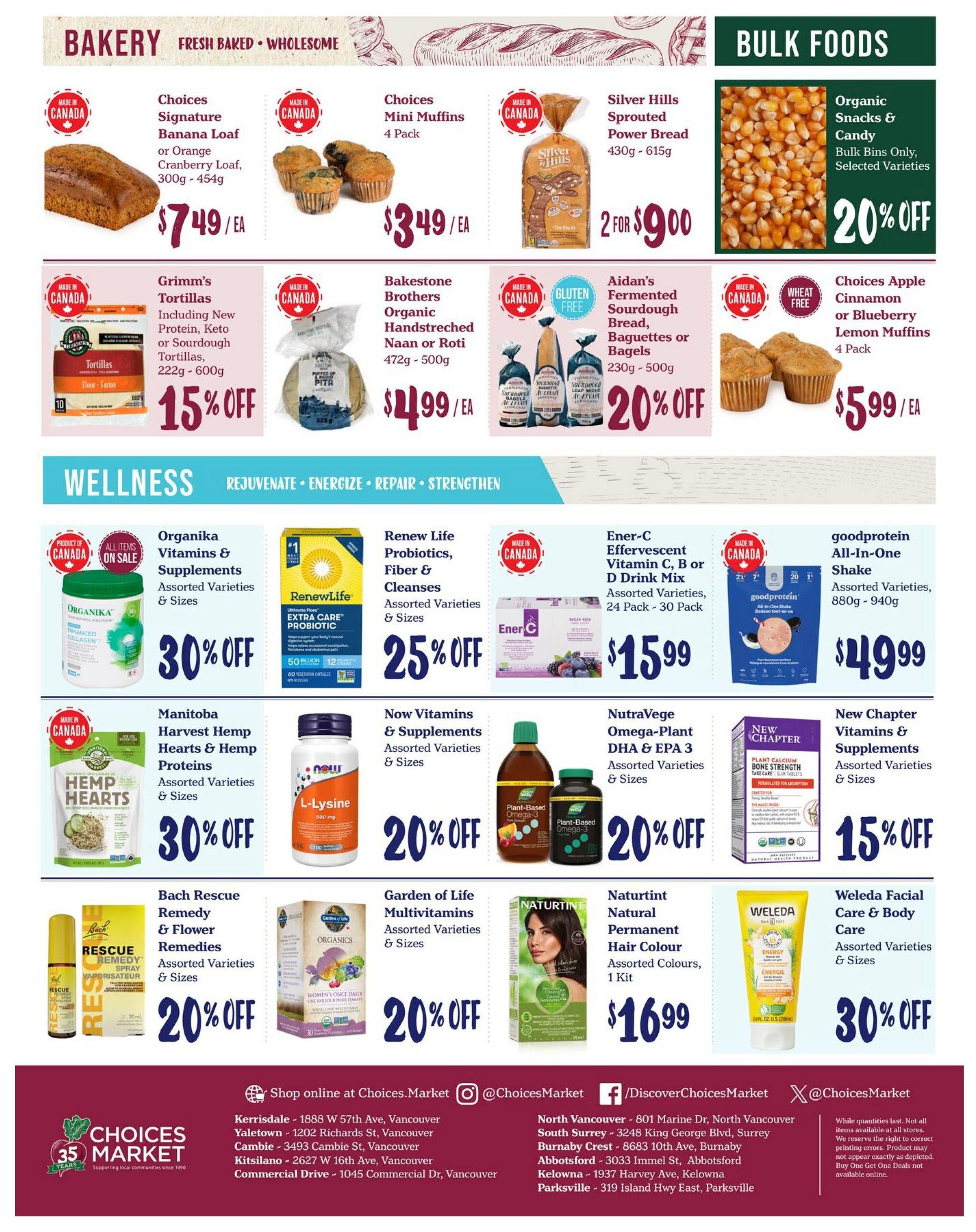 Choices Market Flyer September 3 to 9