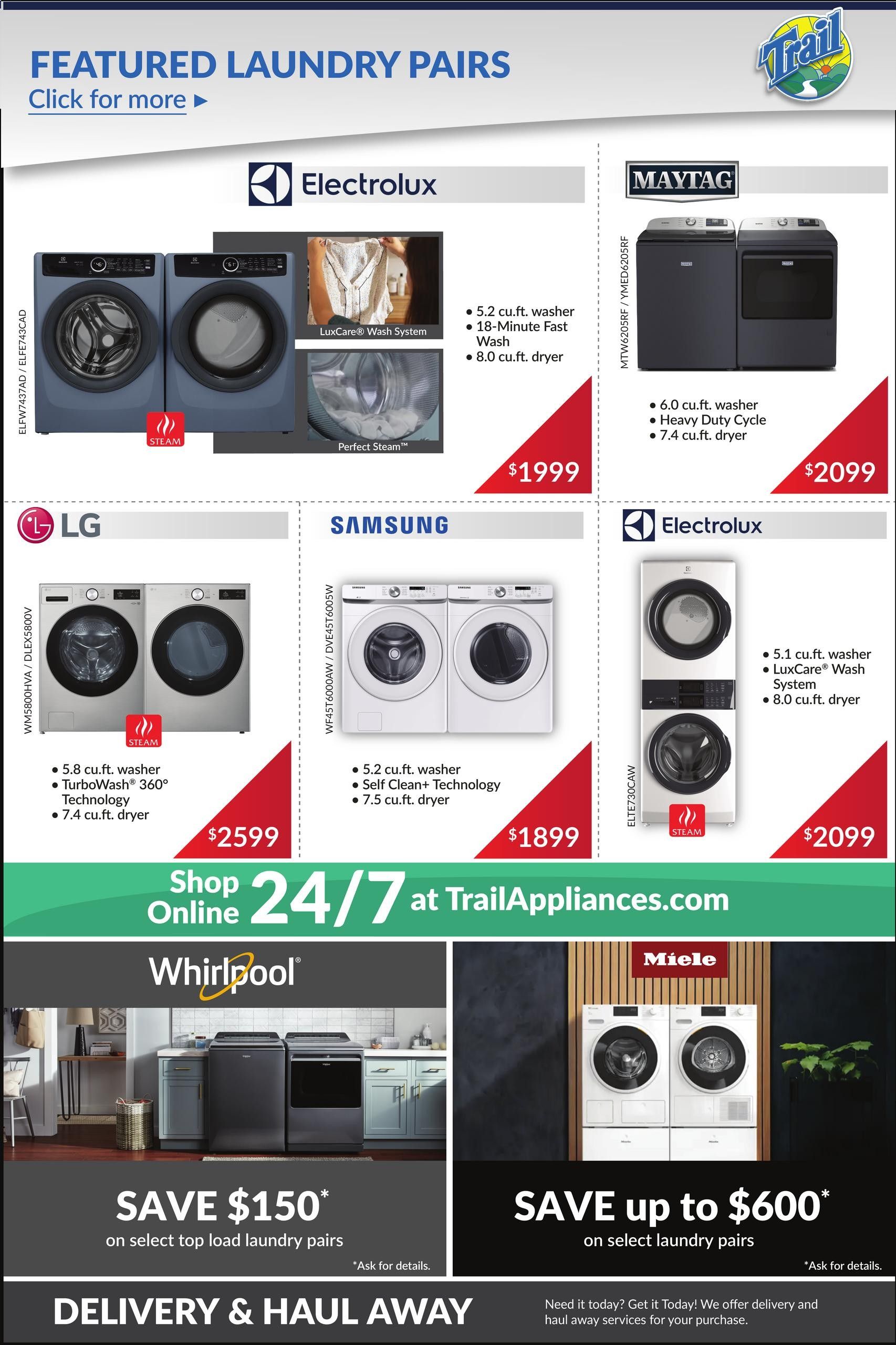 Trail Appliances (AB & SK) Flyer September 3 to 9