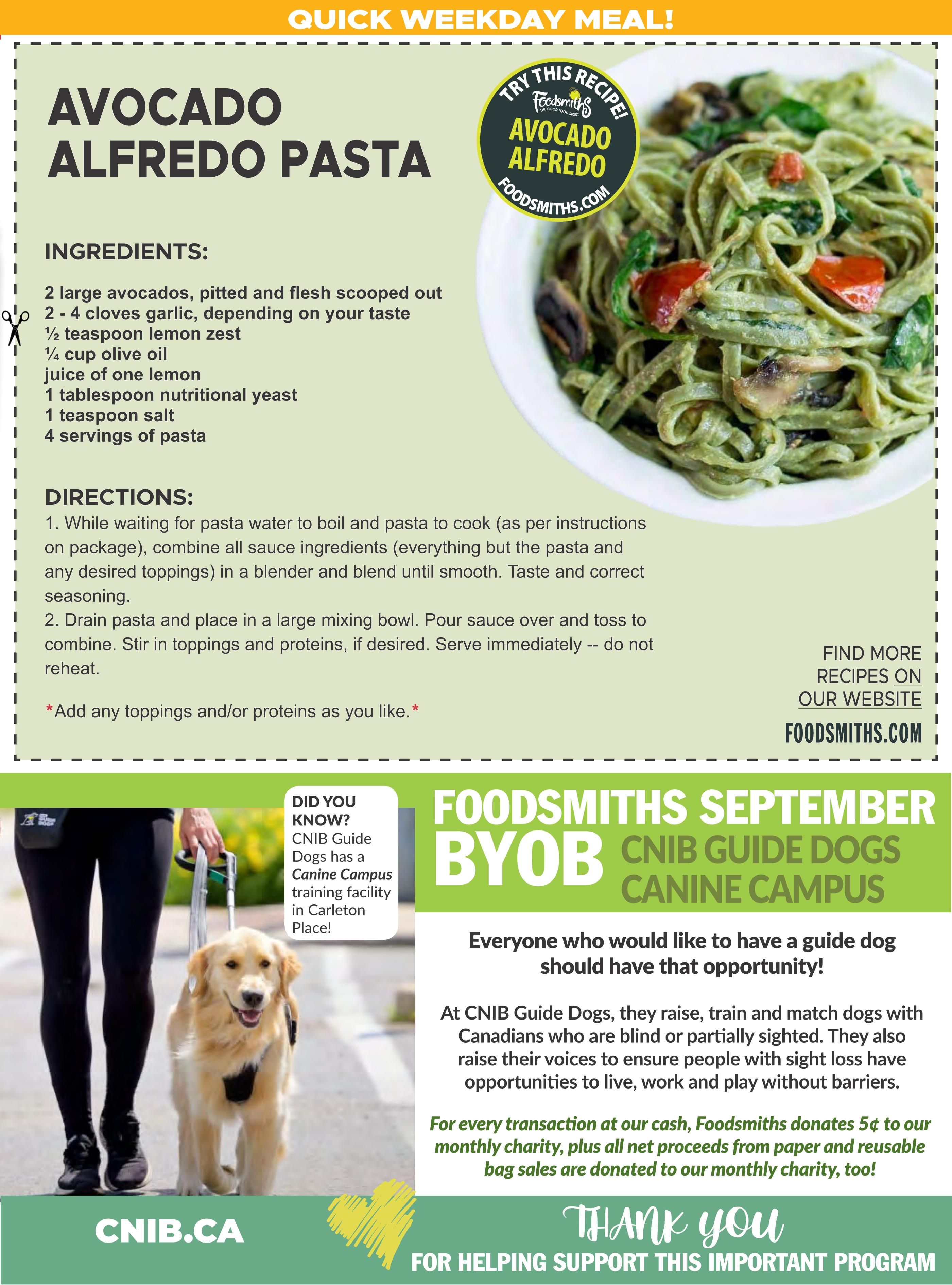 Foodsmiths Flyer September 3 to 10
