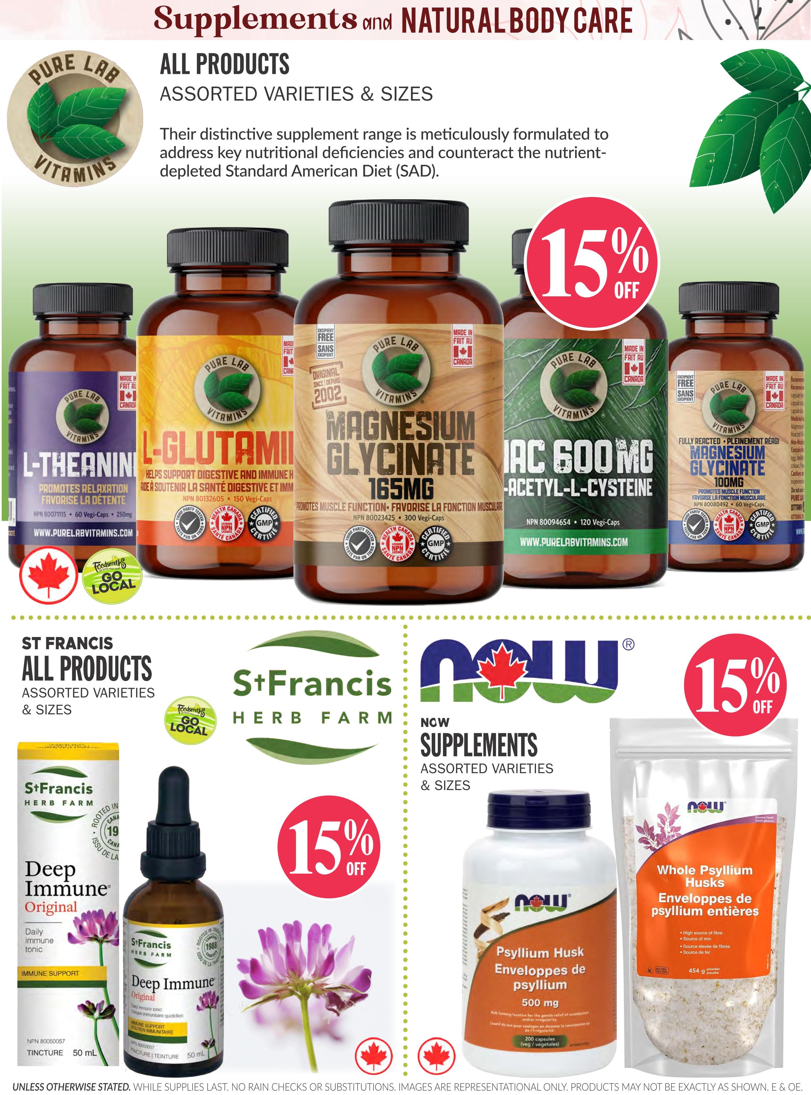 Foodsmiths Flyer September 3 to 10