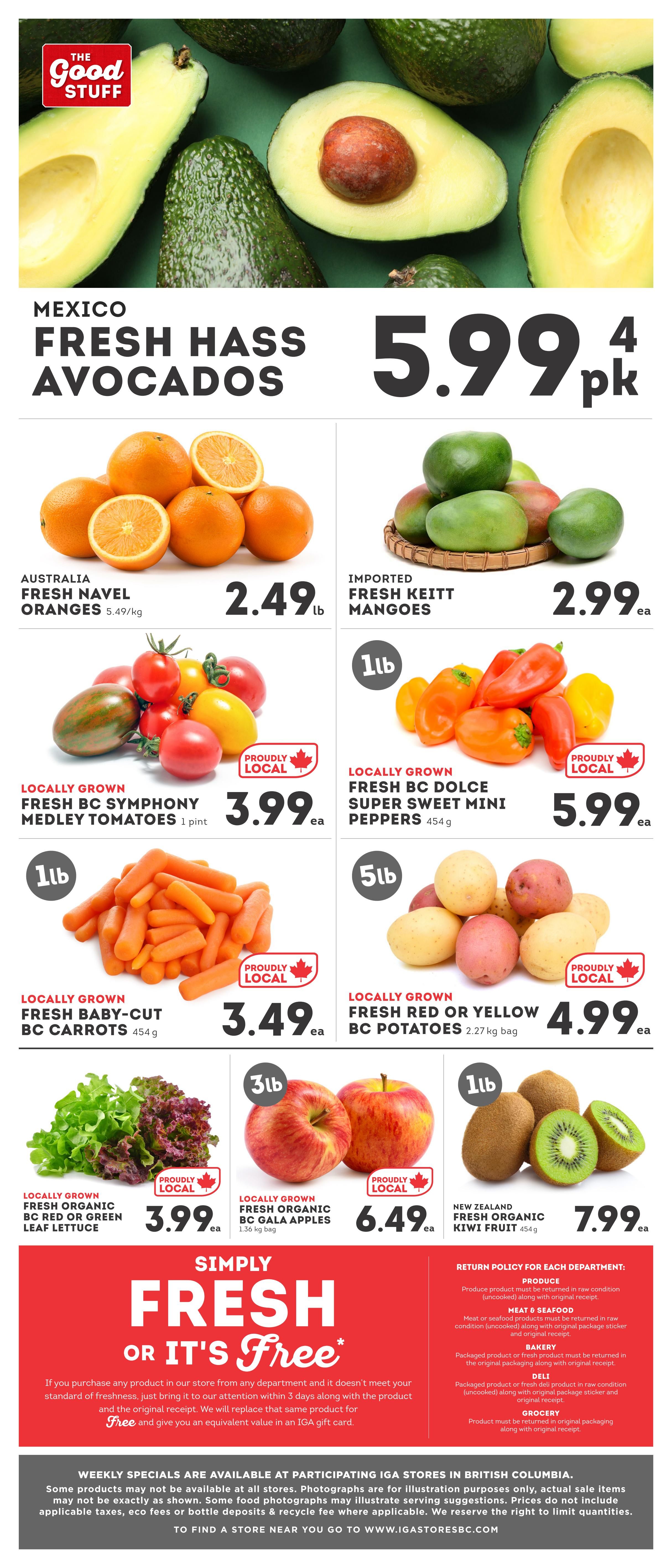 IGA Stores of BC Flyer September 4 to 10