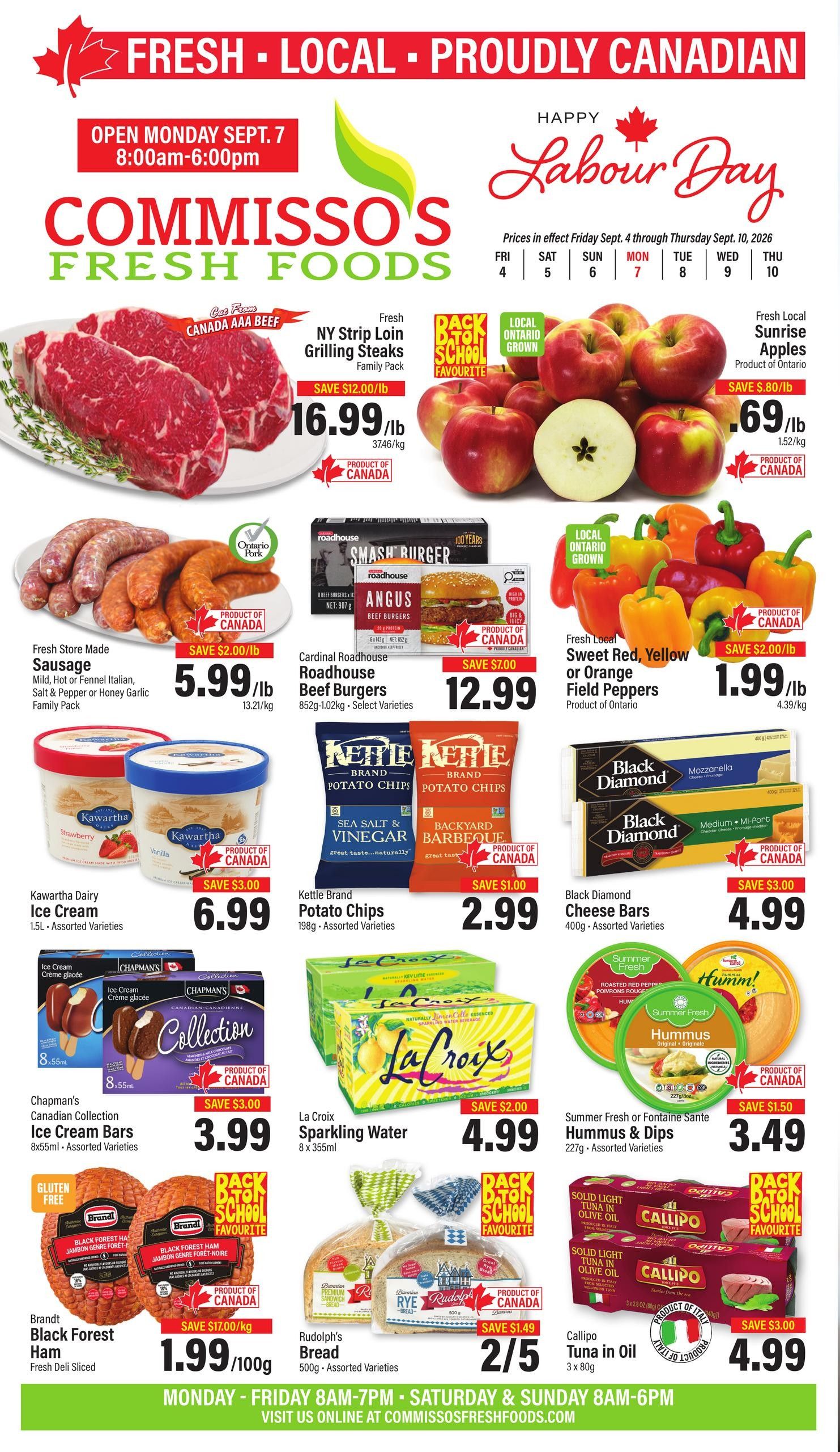 Commisso's Fresh Foods Flyer September 4 to 10