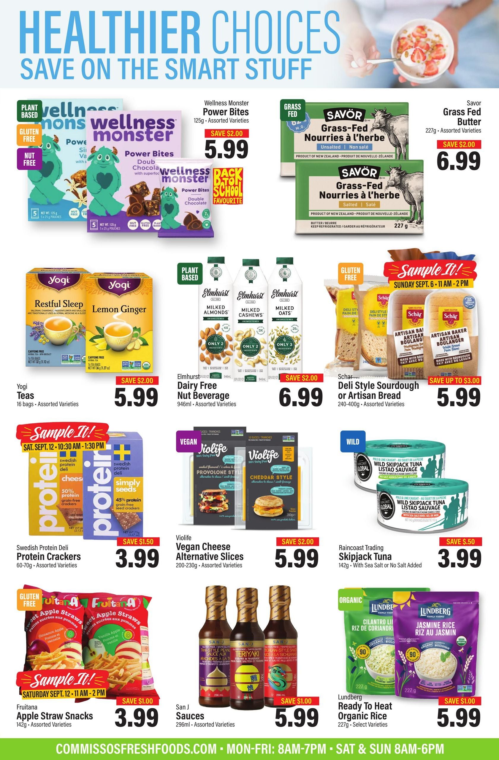 Commisso's Fresh Foods Wellness Flyer September 4 to 17