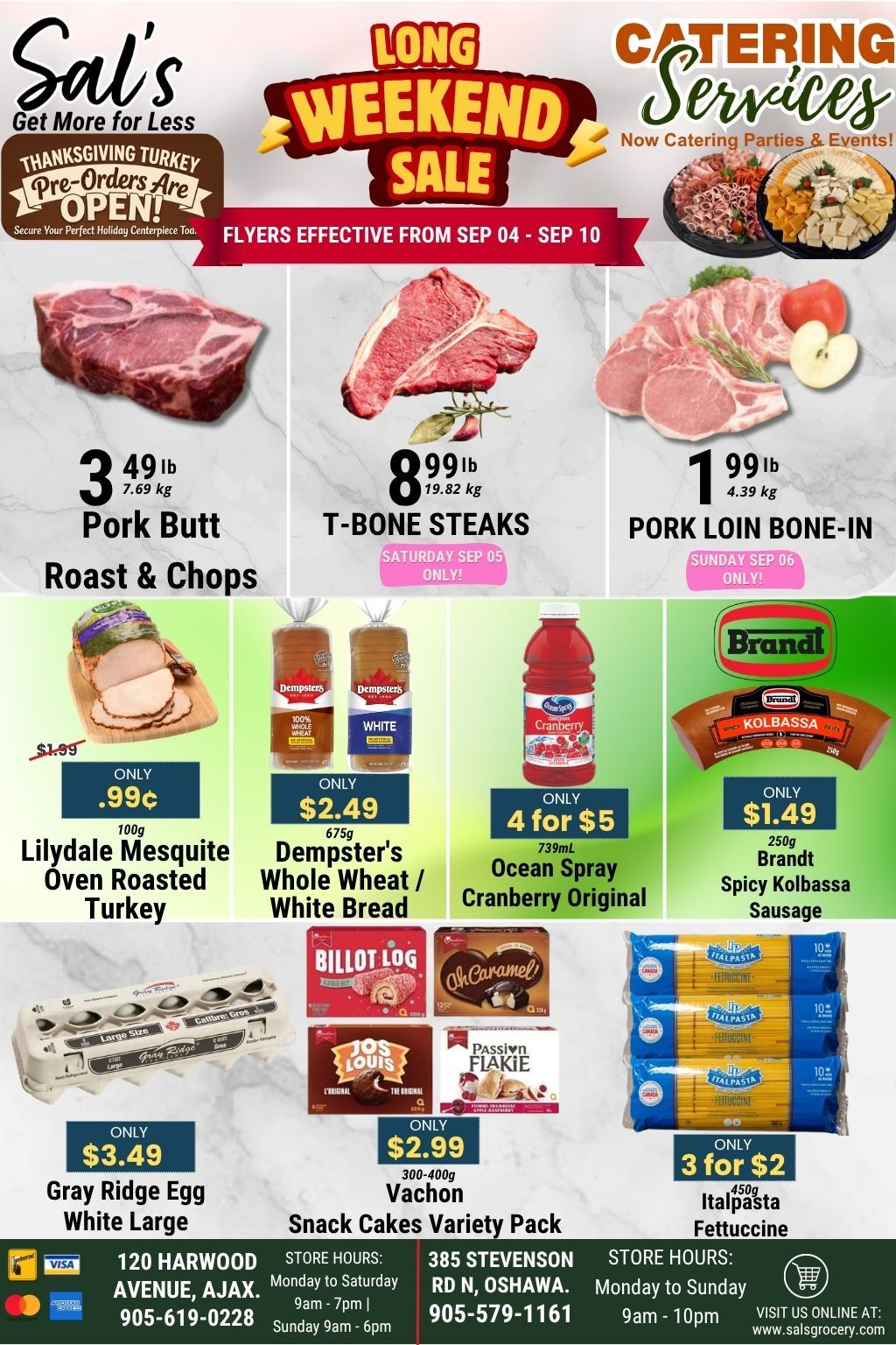 Sal's Grocery Flyer September 4 to 10