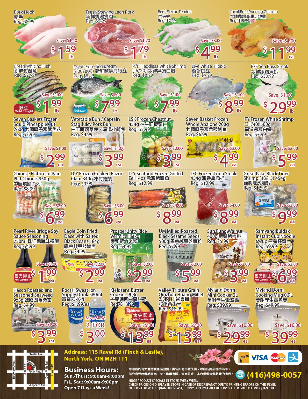 Sunny Supermarket (Leslie) Flyer September 4 to 10